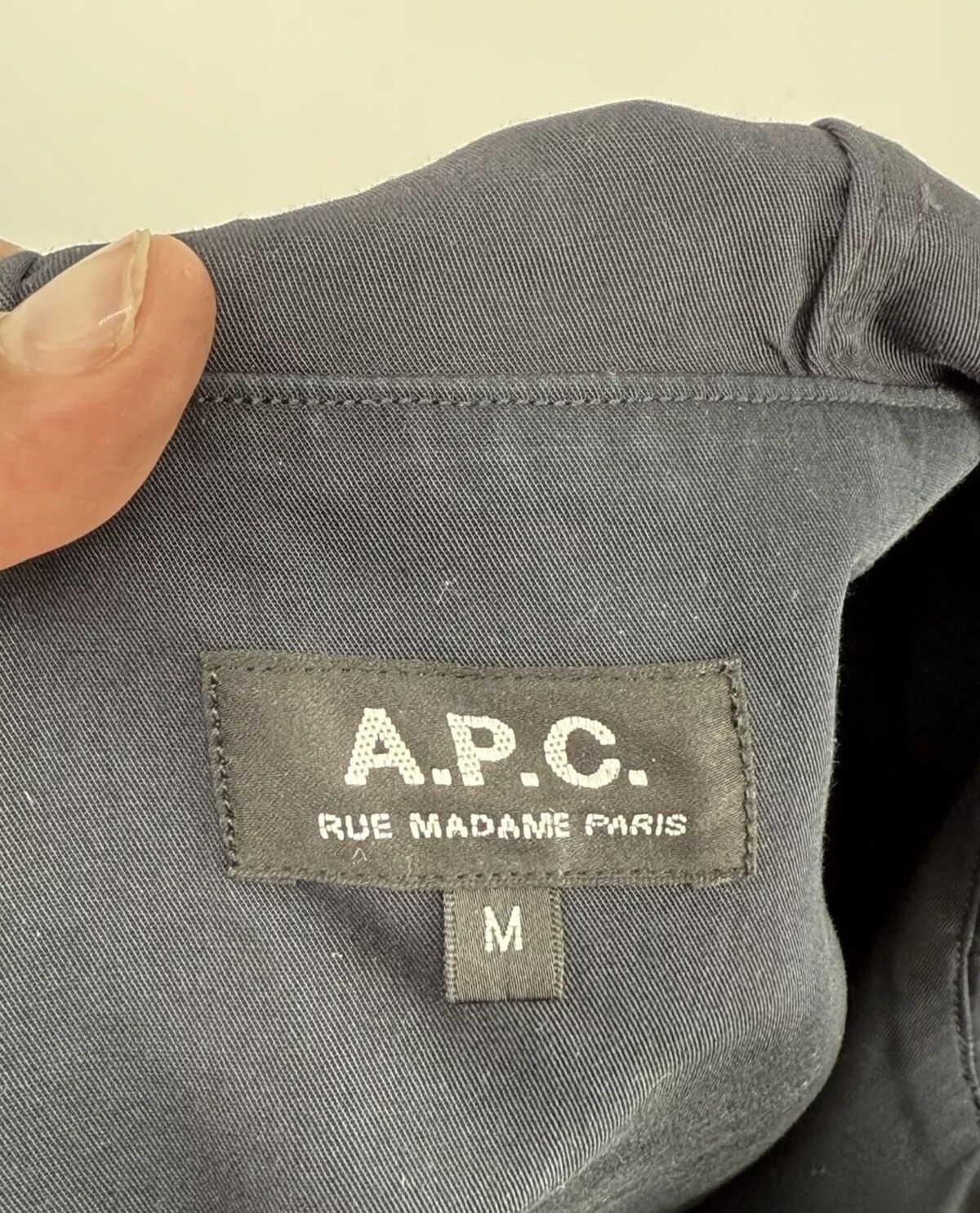 A.P.C. Apc Jacket Parka Navy Blue Men’s Size M Rue Madame Paris Size US M / EU 48-50 / 2 - 6 Thumbnail