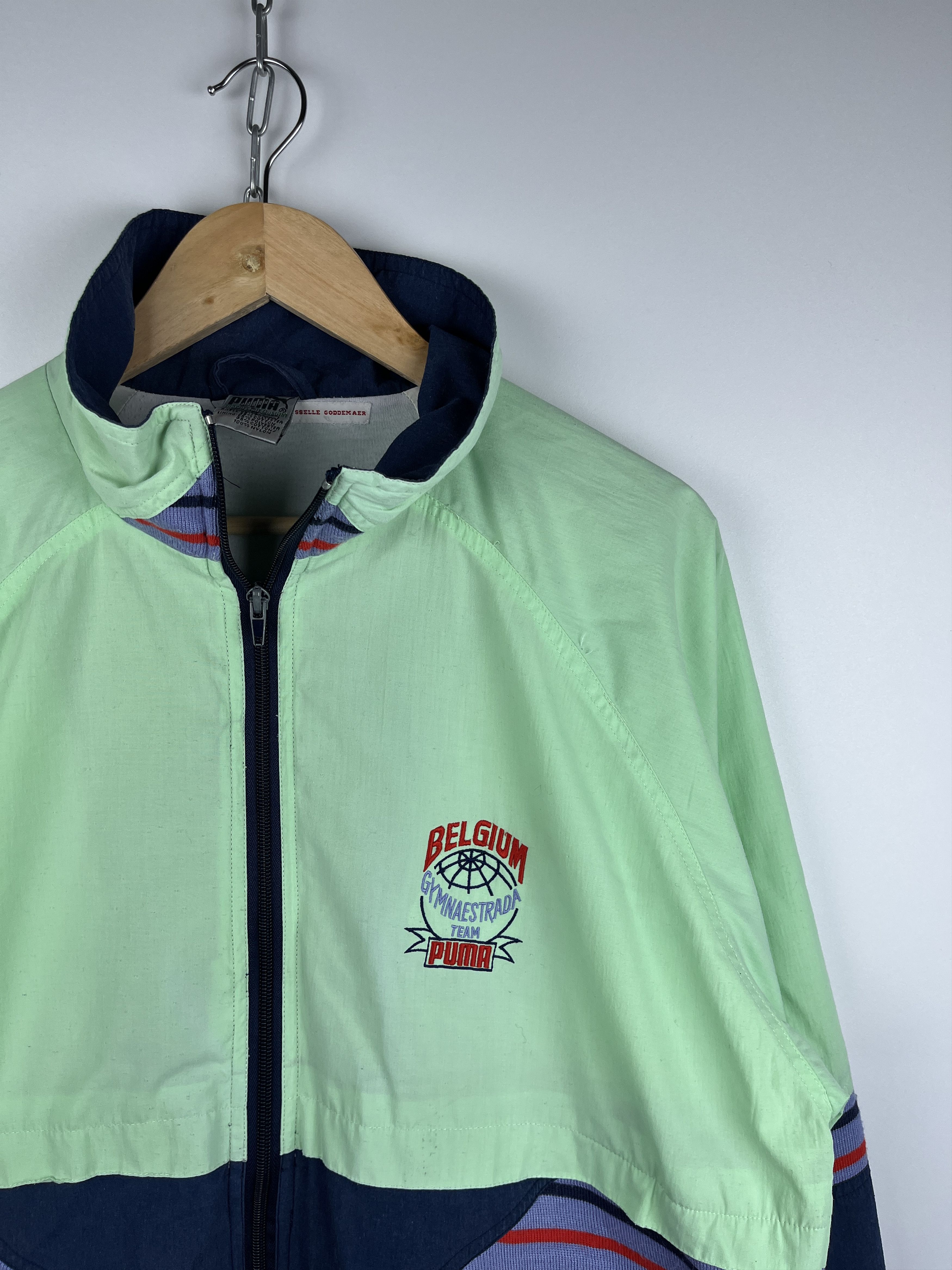 Puma 90's Puma Vintage Belgium Gymnaestrada Team Track Jacket Size US L / EU 52-54 / 3 - 7 Thumbnail
