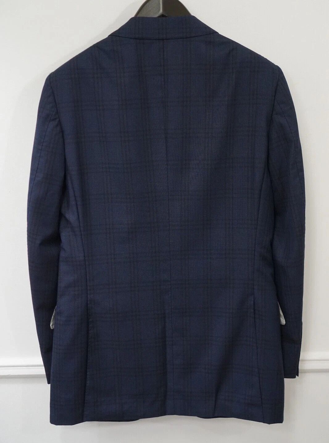 Suitsupply Men Suitsupply Blazer 130's Wool Washington Plaid Blue US38 Size 38R - 2 Thumbnail