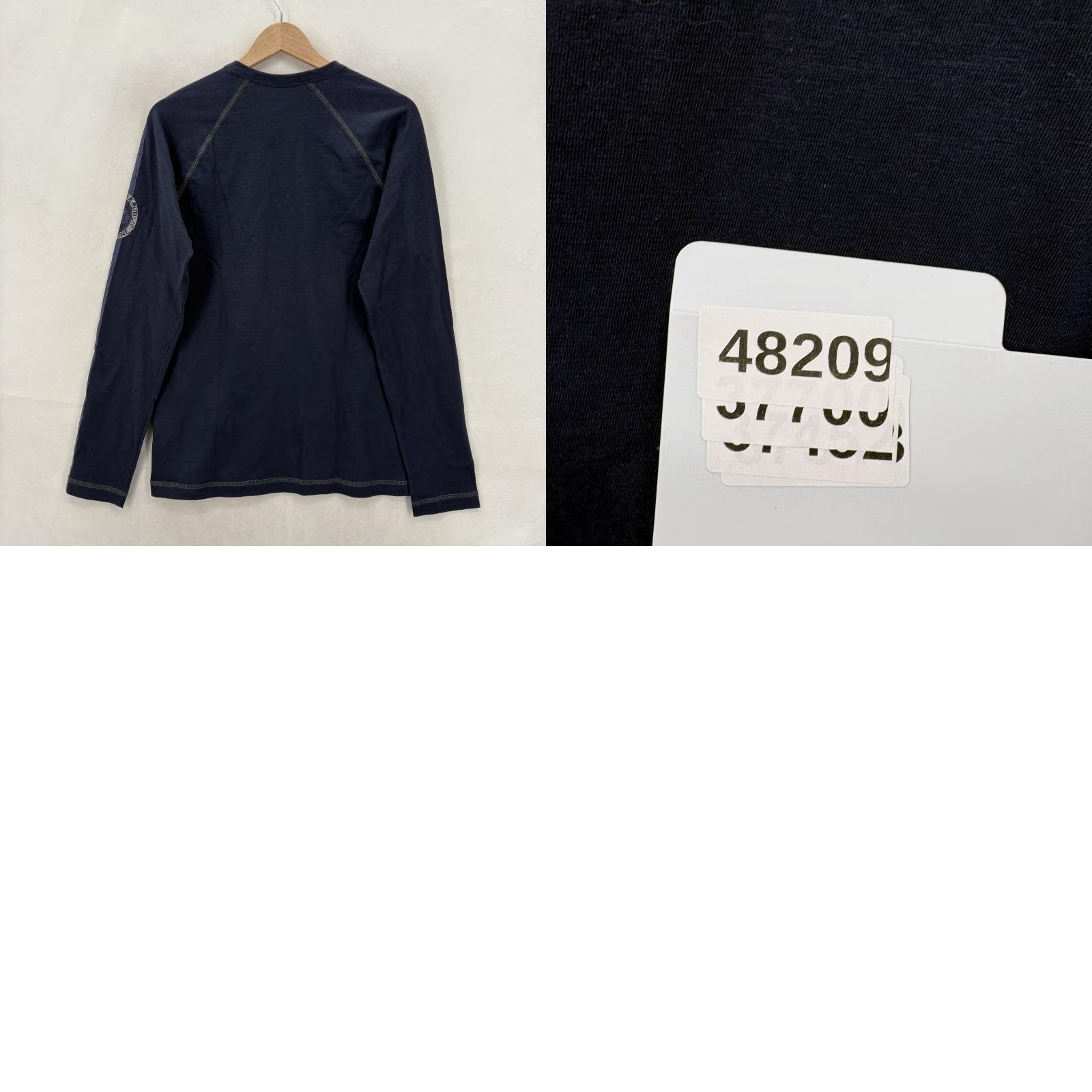 Banana Republic Banana Republic Shirt Mens Small Blue Long Sleeve Logo Stripe Crewneck Preppy Size US S / EU 44-46 / 1 - 9 Thumbnail