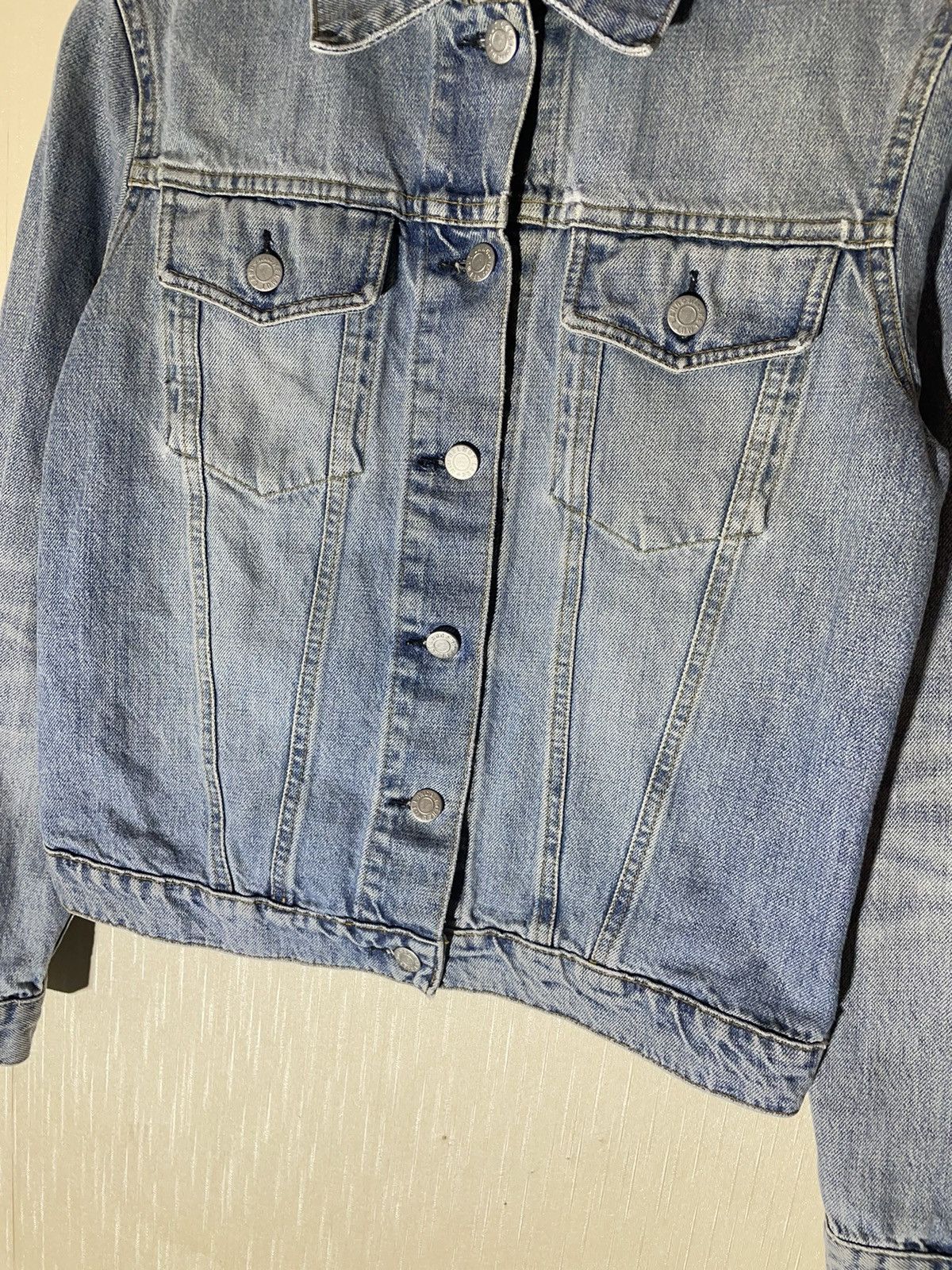 Helmut Lang × Japanese Brand Helmut Lang Japanese vintage archive denim jacket Size S / US 4 / IT 40 - 4 Thumbnail