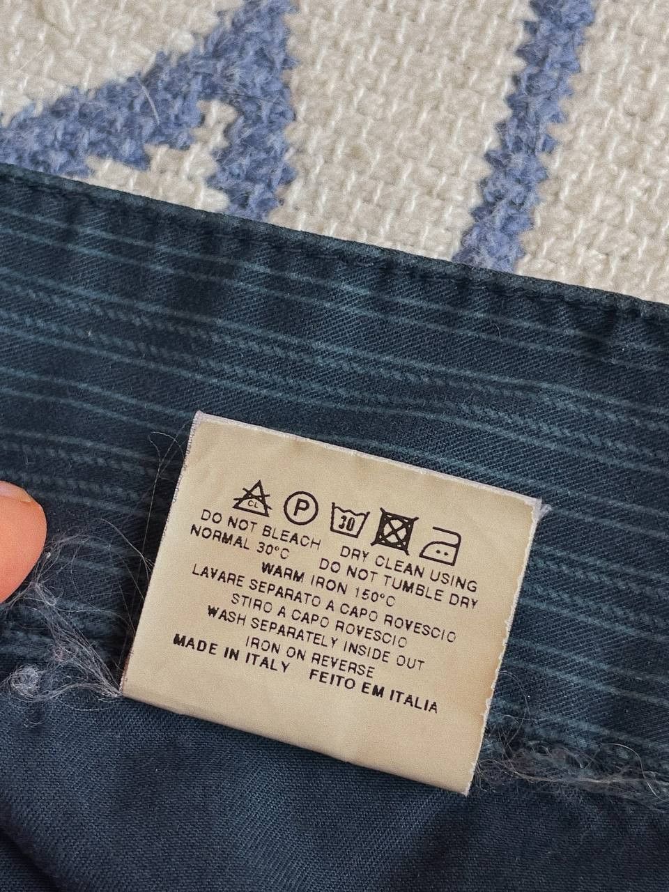 Moschino Moschino Jeans Pants Blue Stripe Size US 36 / EU 52 - 16 Thumbnail