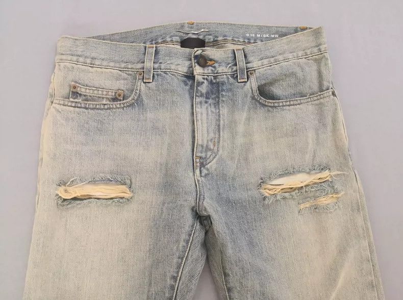 Saint Laurent Paris Saint Laurent Paris Knife cuts jeans. Size US 31 - 2 Thumbnail