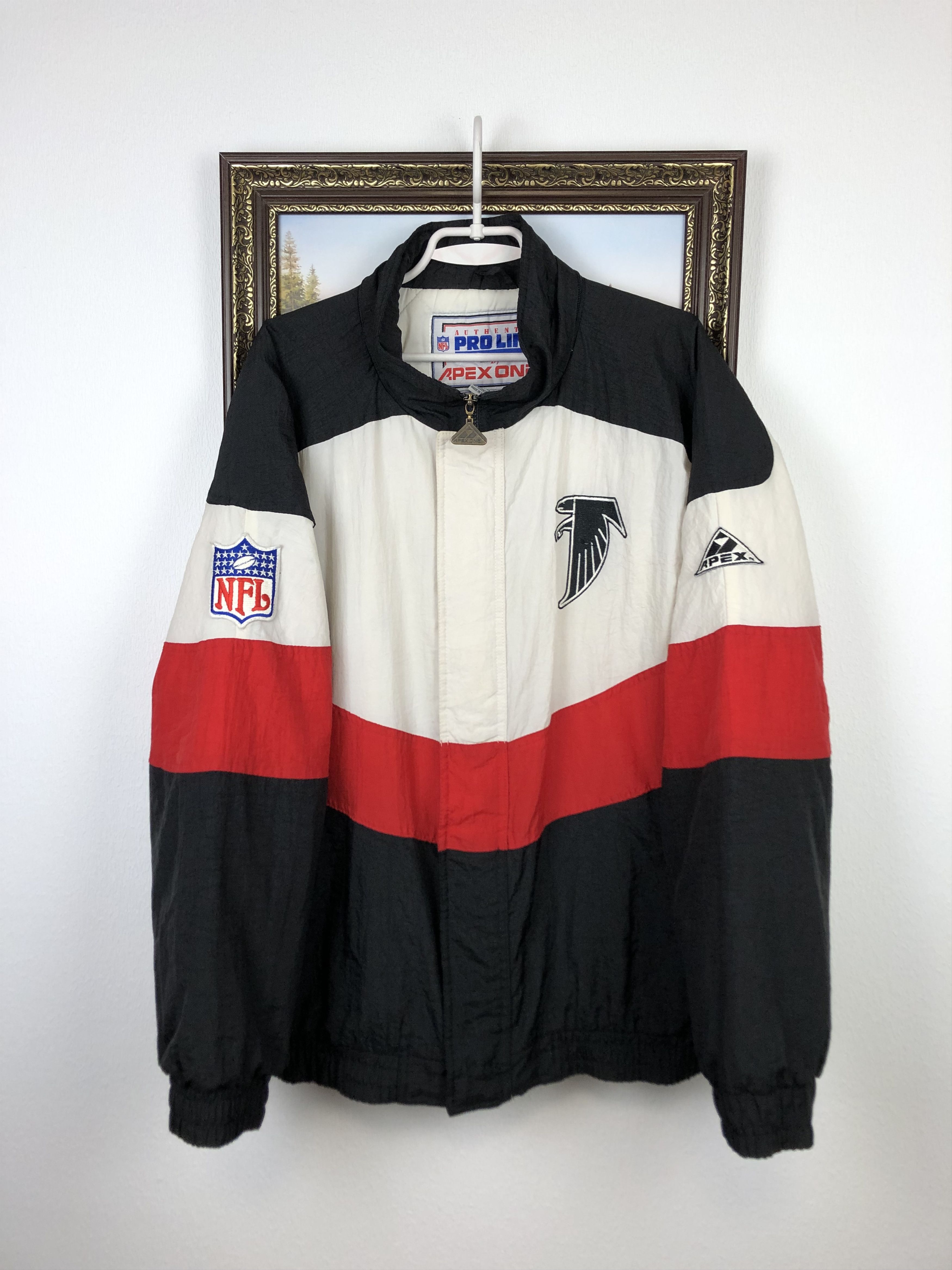 NFL × Pro Line × Vintage Vintage 90's NFL Pro Line Apex Atlanta Falcons Jacket Bomber Size US L / EU 52-54 / 3 - 3 Thumbnail
