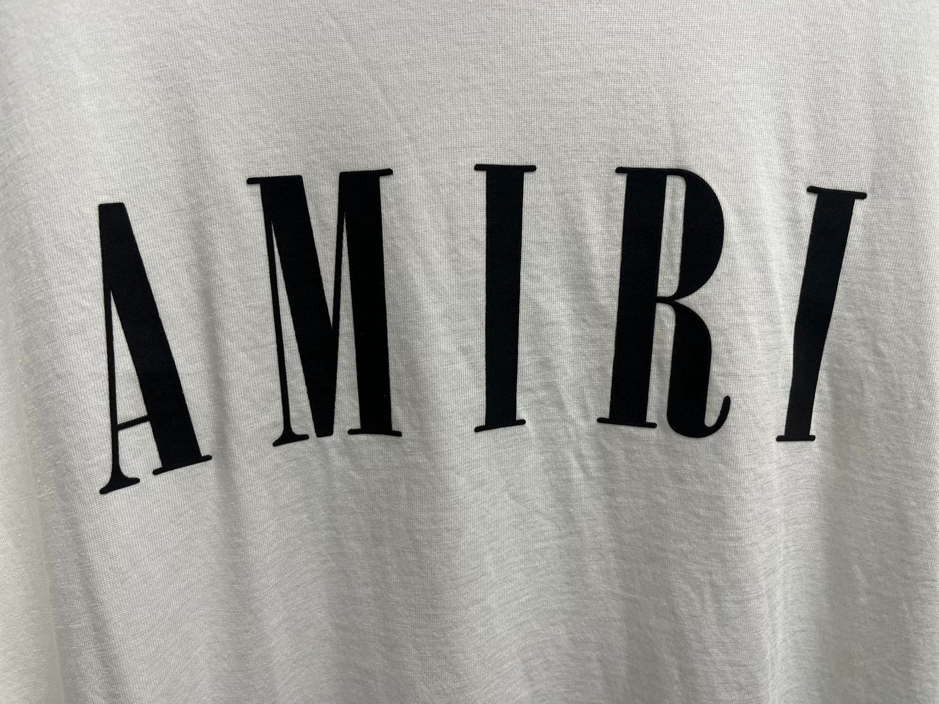 Amiri amiri white logo short sleeve t-shirt Size US M / EU 48-50 / 2 - 3 Thumbnail