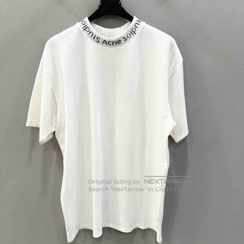 Acne Studios Acne Studios White Short Sleeve T-Shirt with Portuguese Cl Size US XS / EU 42 / 0 - 1 Thumbnail