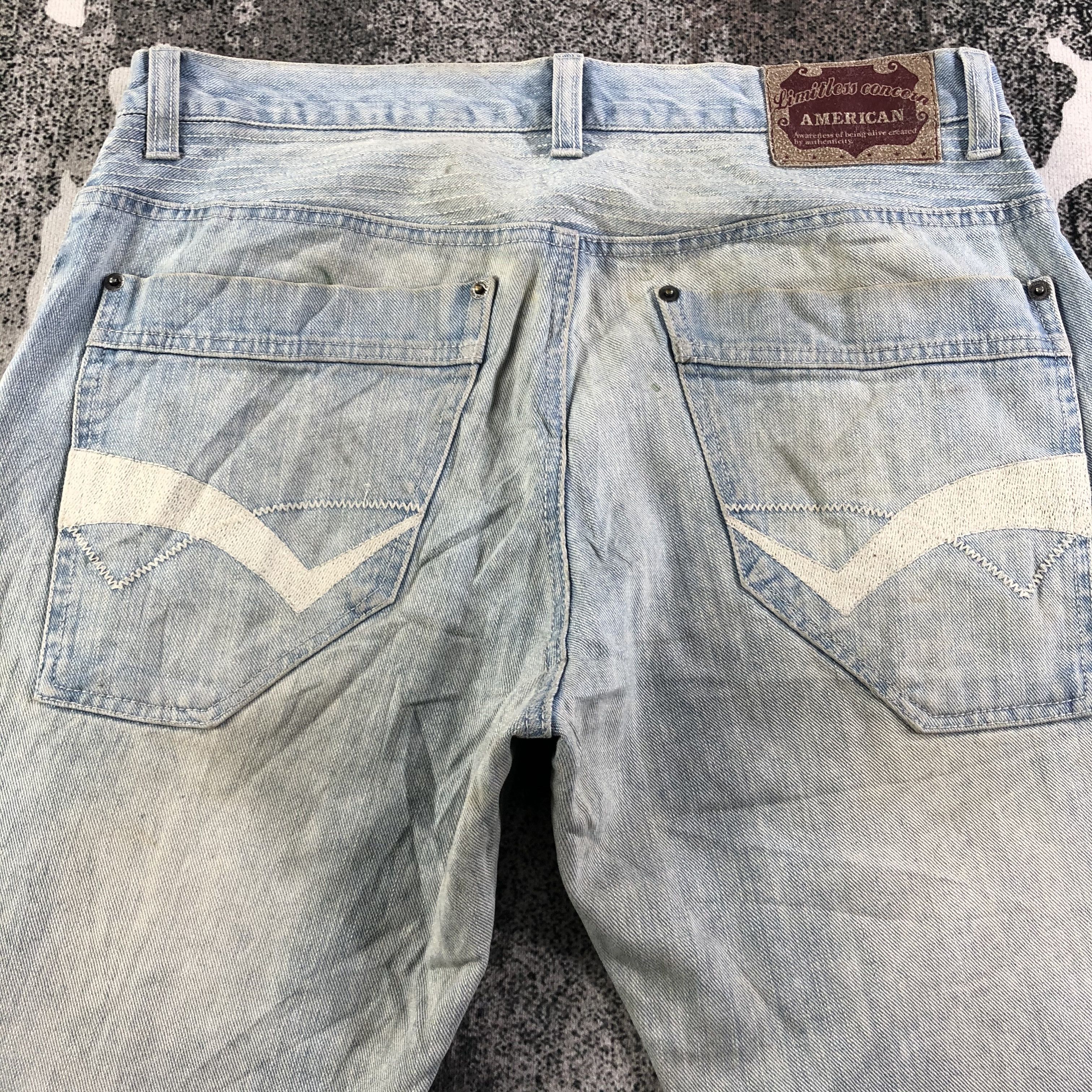 Japanese Brand Vintage Japanese Brand Dirty Wash Jeans KJ2059 Size US 34 / EU 50 - 4 Thumbnail