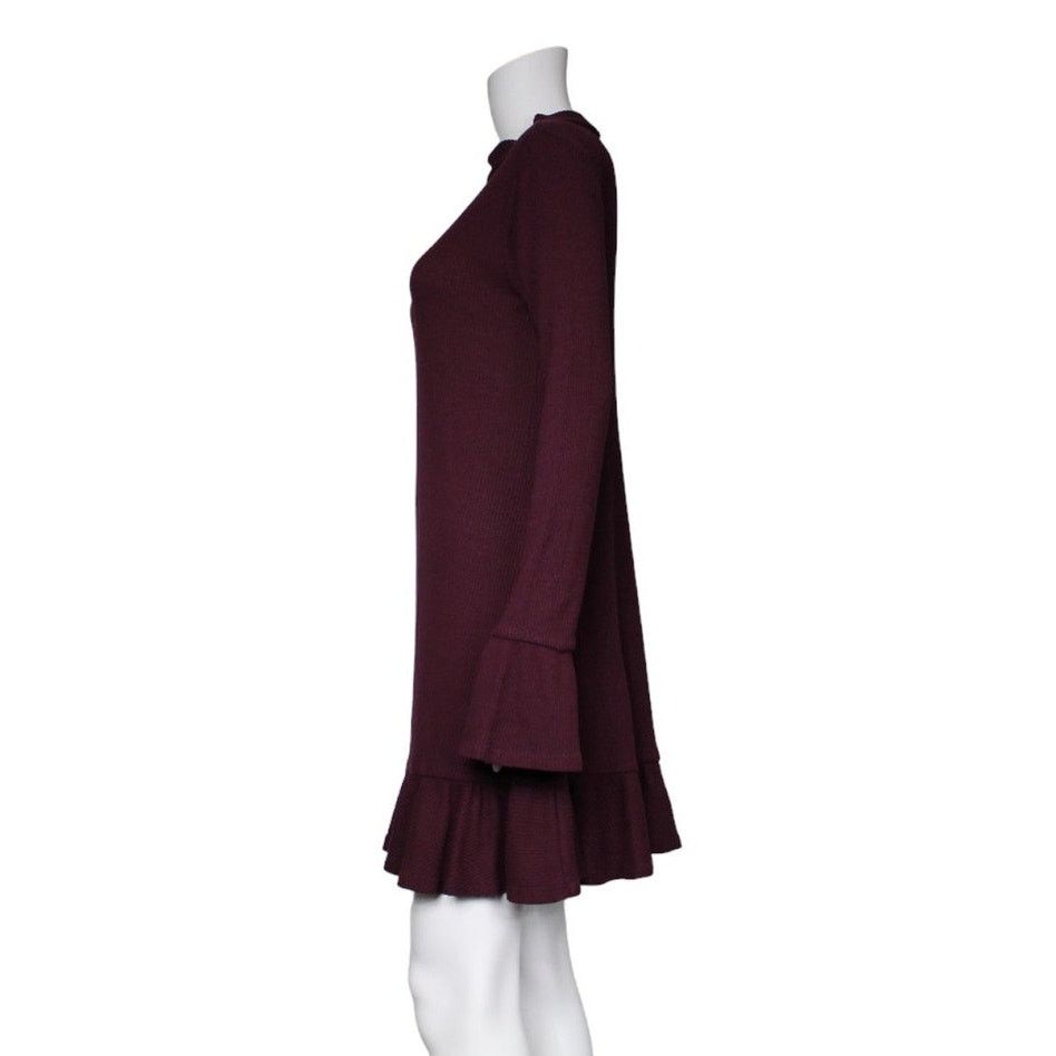 Express Express Long Sleeve Knee Length Dress Women Size Medium Size M / US 6-8 / IT 42-44 - 4 Thumbnail