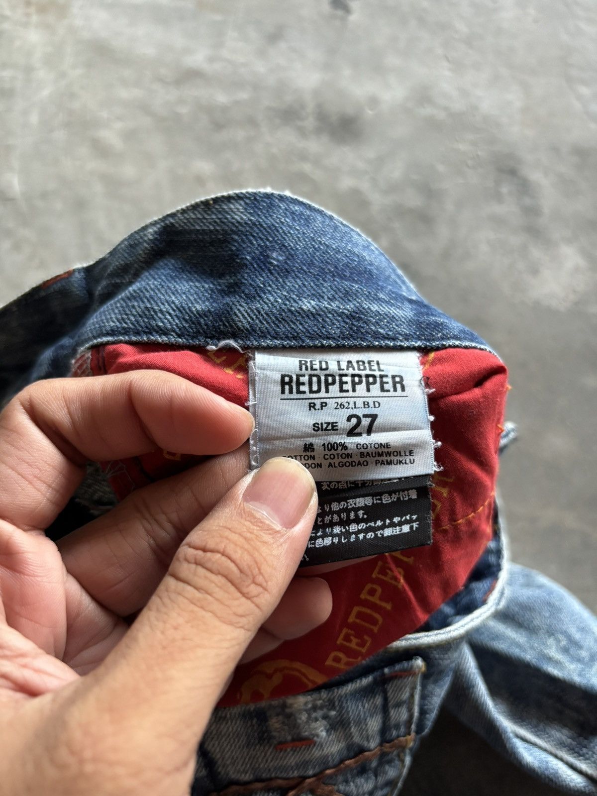 Hysteric Glamour RED PEPPER flare low rise japanese denim faded whiskered Size US 28 / EU 44 - 7 Thumbnail