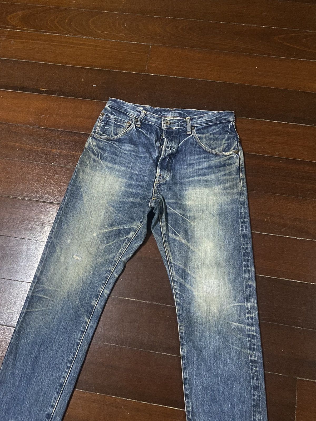 Warehouse Fire SPELL BOUND JAPAN selvedge mud wash distressed rusty Size US 32 / EU 48 - 6 Thumbnail