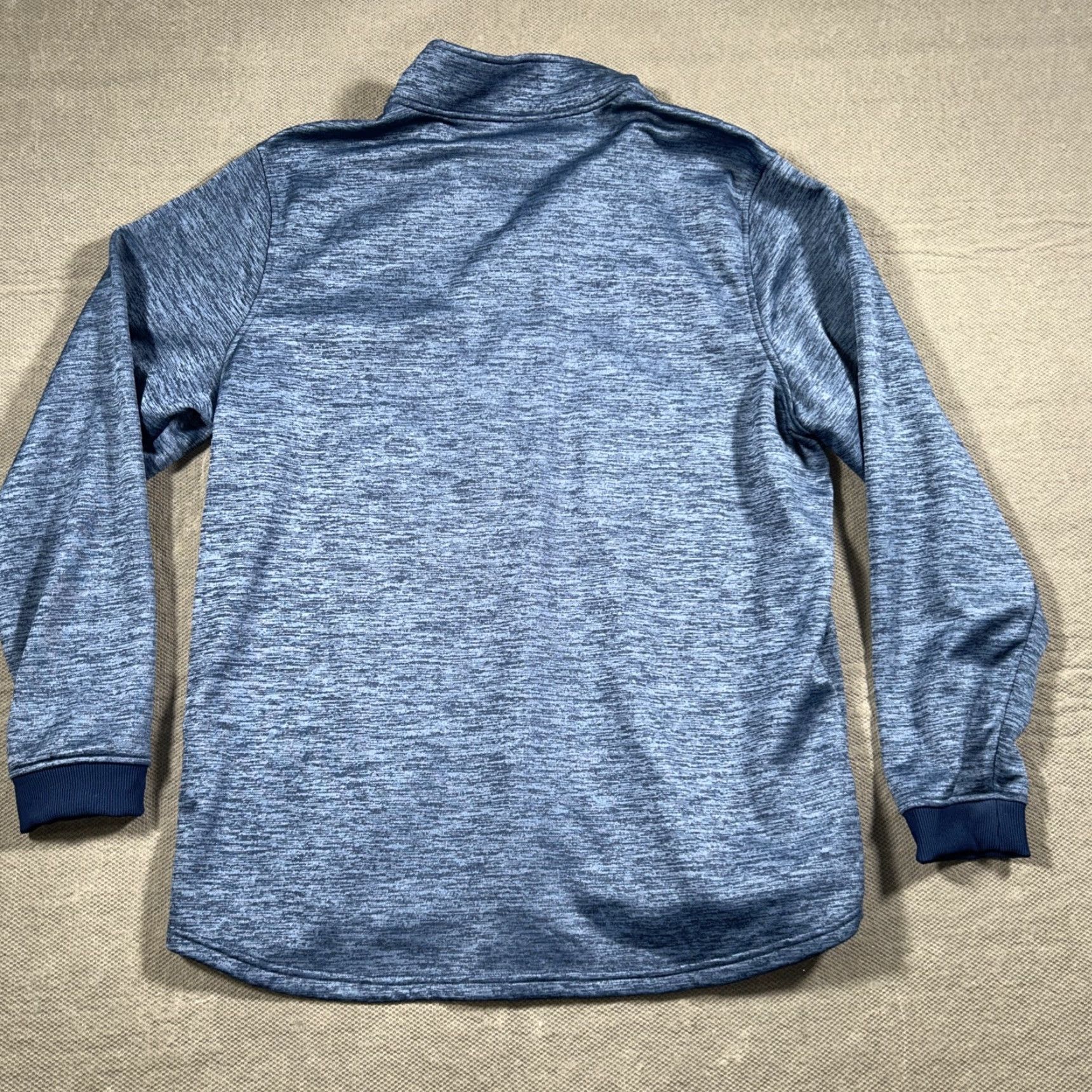 Under Armour Under Armour 1/4 Zip Blue Pullover Size 2XL ColdGear Long Sleeve Mock Neck Pullover Casual Men Size US XXL / EU 58 / 5 - 7 Thumbnail