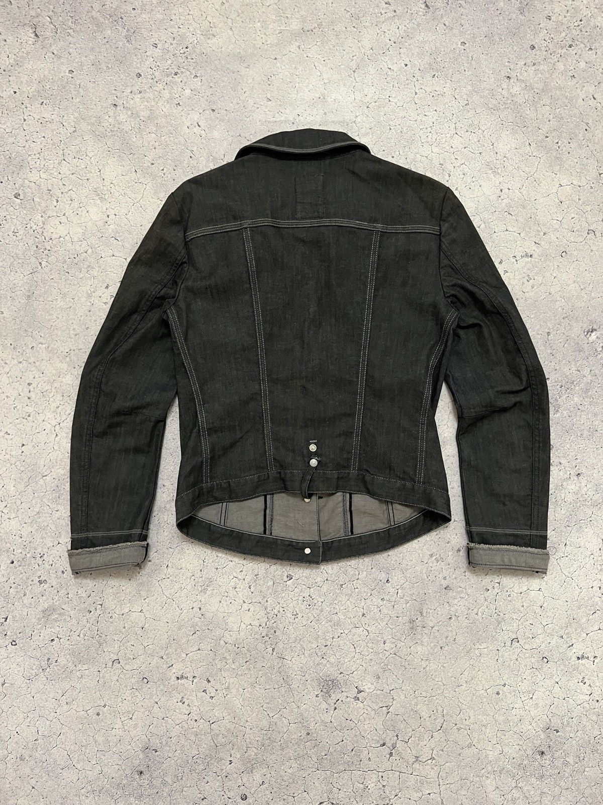 Marithe + Francois Girbaud Vintage Marithe Francois Girbaud Women's Denim Jacket Y2K Size S / US 4 / IT 40 - 12 Thumbnail