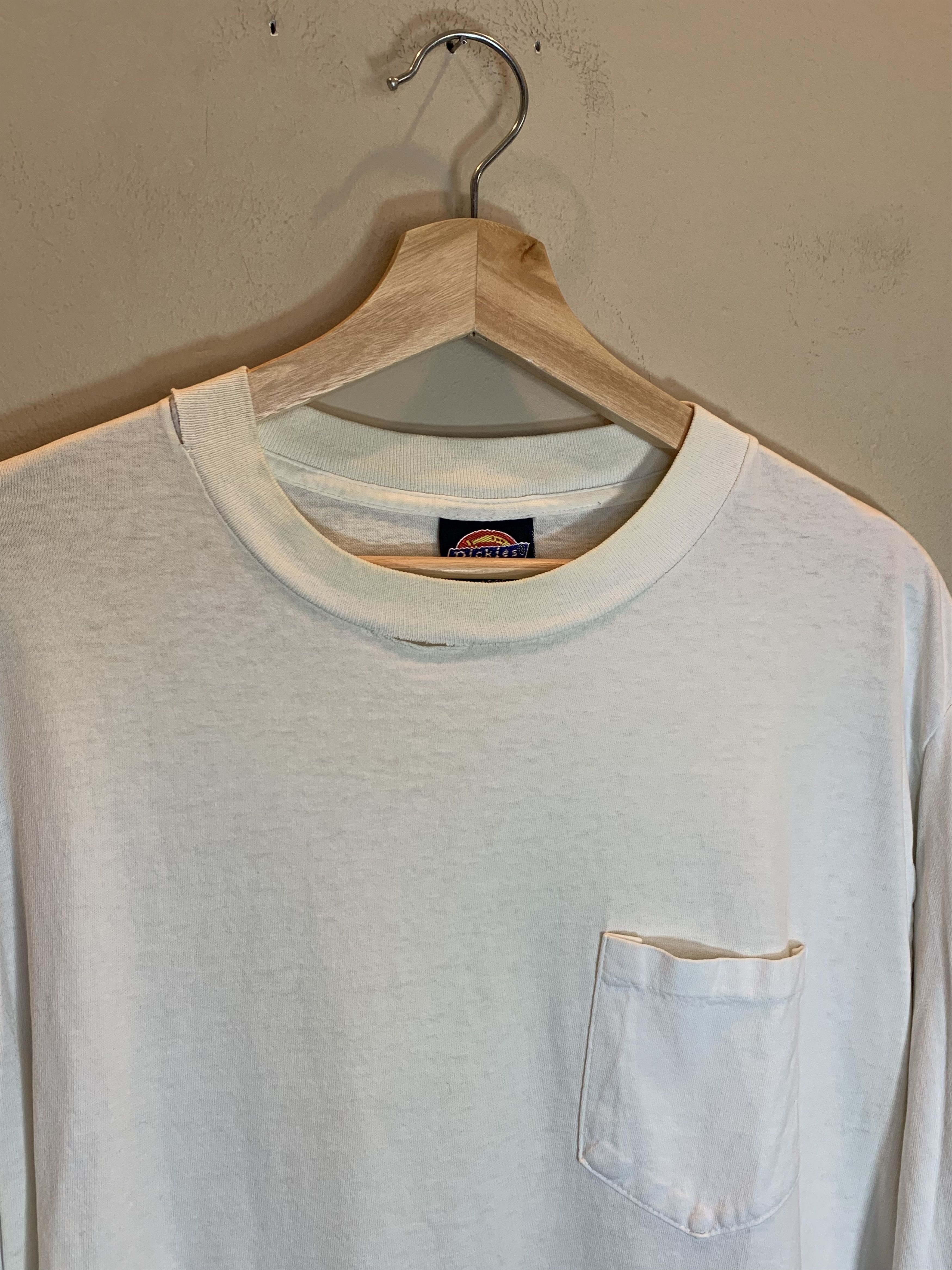 Dickies *RARE* Vintage 90’s Dickies Single Stitch Distressed Shirt Size US L / EU 52-54 / 3 - 2 Thumbnail