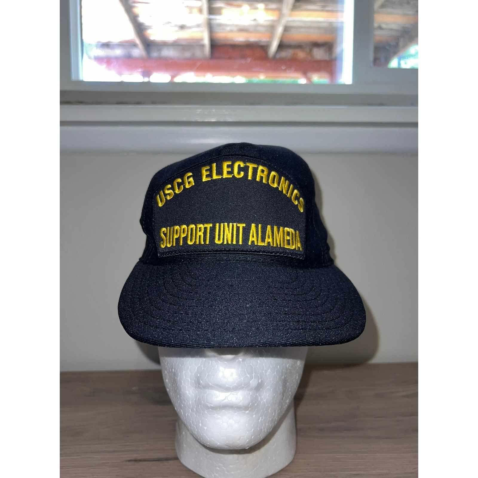 Vintage USCG US Coast Guard Electronics Support Unit Alameda Hat Size ONE SIZE - 1 Thumbnail