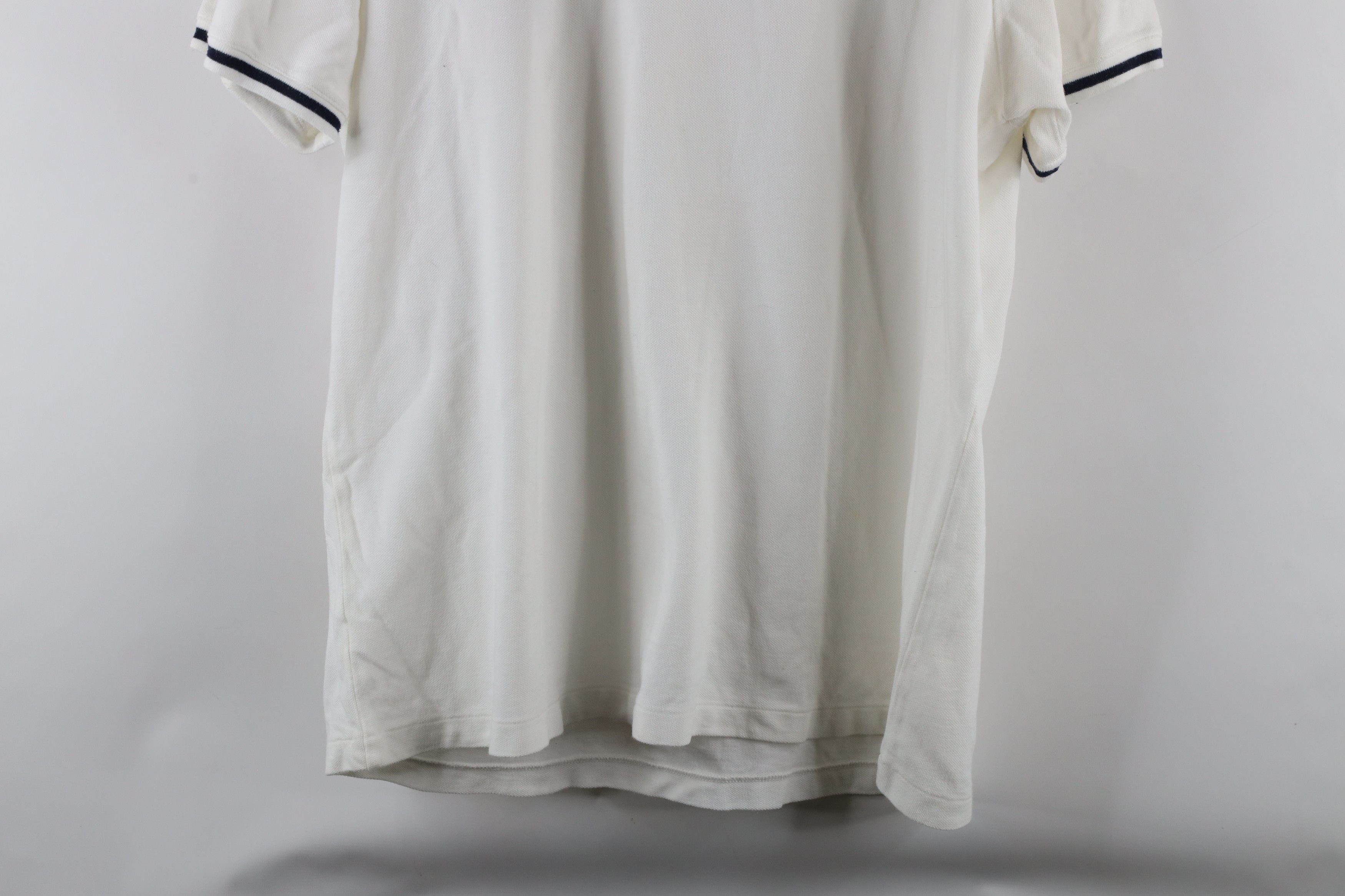 Ralph Lauren × Vintage Vintage 90s Ralph Lauren Cotton Ringer V-Neck T-Shirt White Size US L / EU 52-54 / 3 - 8 Thumbnail