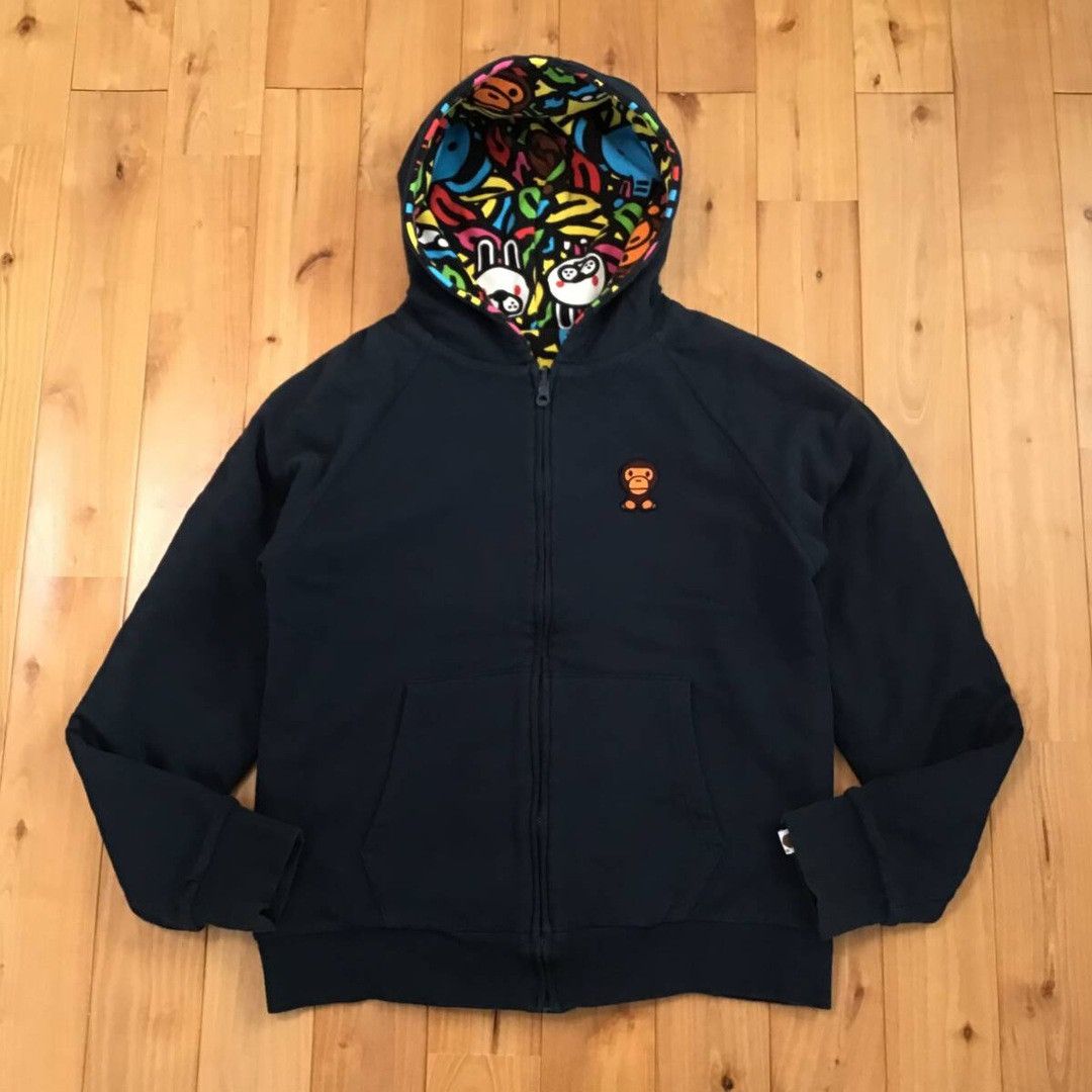 Bape 🔥Reversible🔥 BAPE Animal Safari Milo Zip Hoodie NIGO APE Size US M / EU 48-50 / 2 - 4 Thumbnail