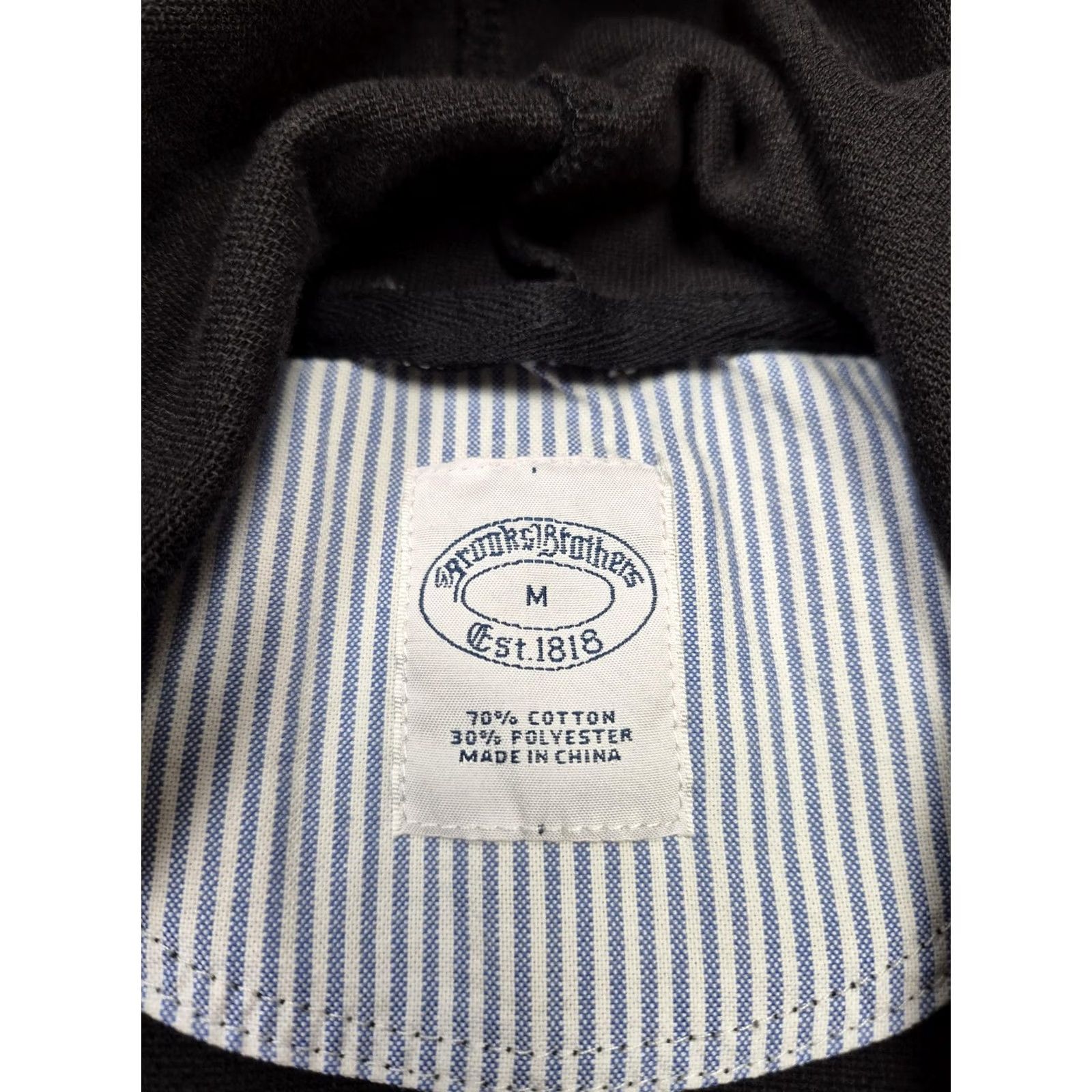 Brooks Brothers Brooks Brothers Hoodie Mens M Gray Full Zip Knit Sweatshirt Size US M / EU 48-50 / 2 - 4 Thumbnail
