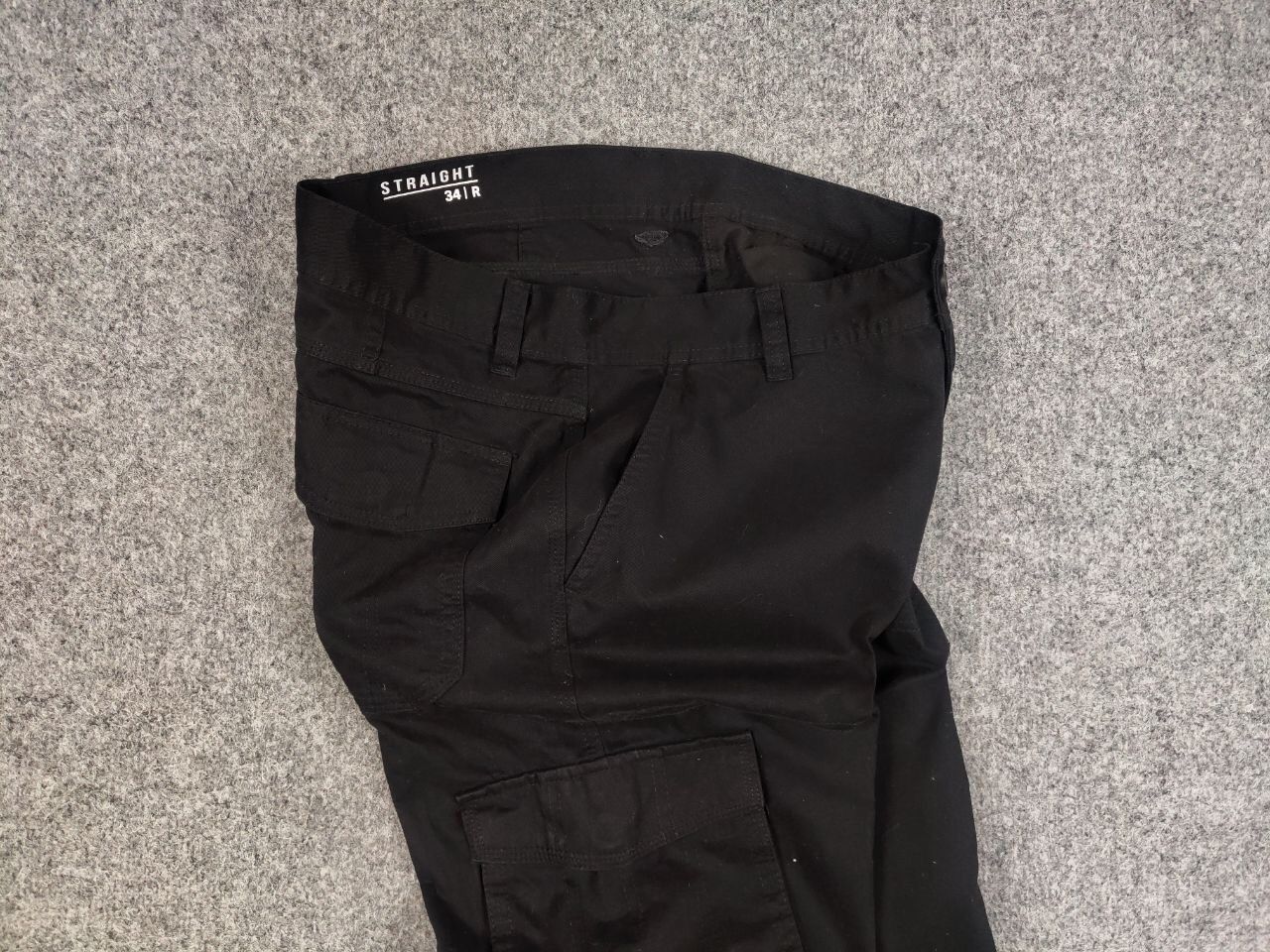 Japanese Brand Vintage Japan style Black Cargo Straight Fit Pants Y2K Size US 34 / EU 50 - 18 Thumbnail