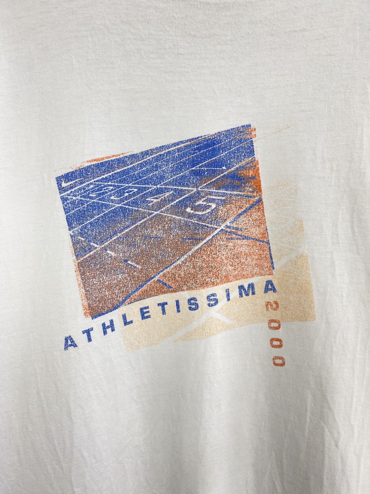 Nike 🇺🇸 Vintage Nike Atletissima 2000 T-Shirt Rare Retro Hype Size US XL / EU 56 / 4 - 4 Thumbnail