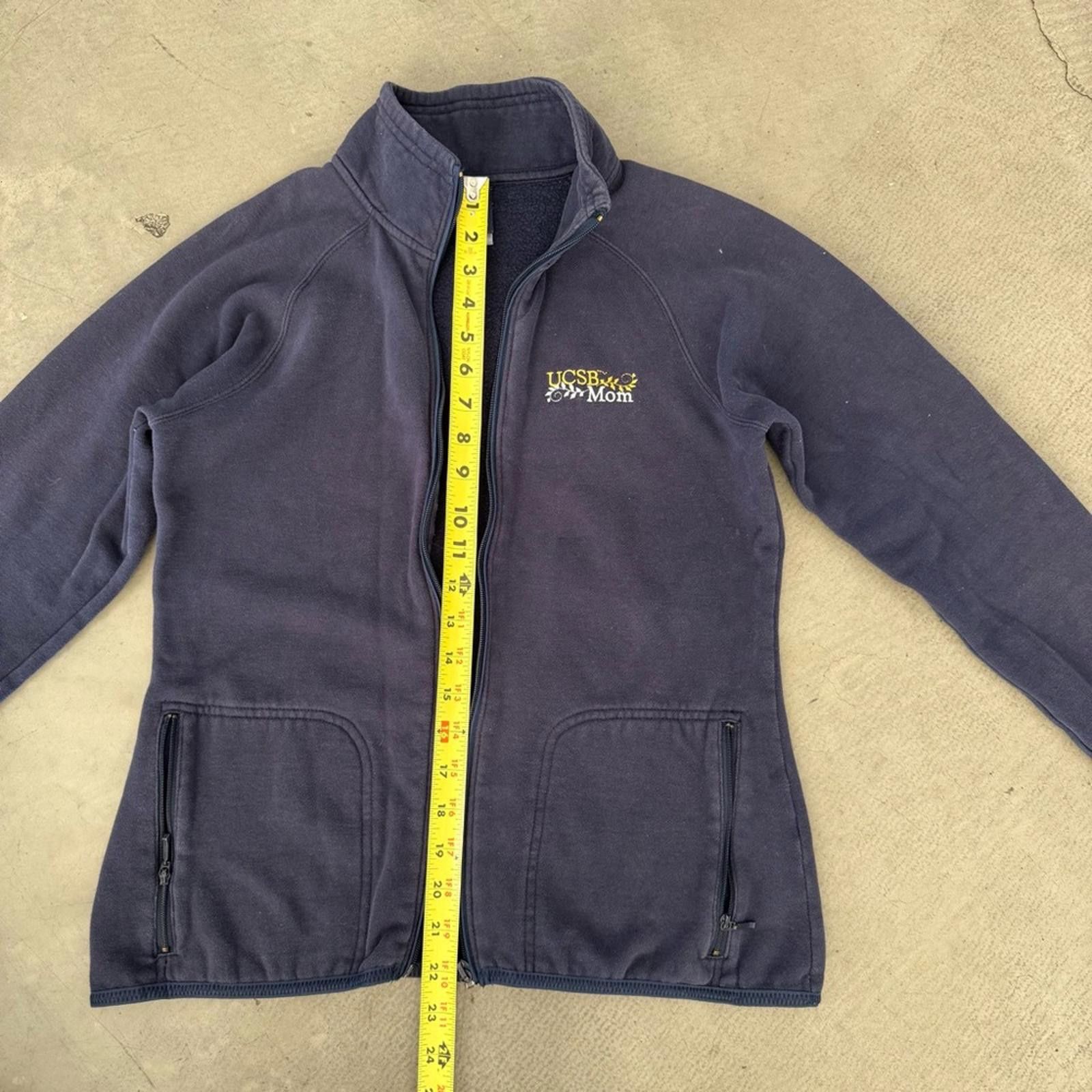 Other UCSB / Zip Up Fleece Jacket College Mom / Navy Size M / US 6-8 / IT 42-44 - 3 Thumbnail
