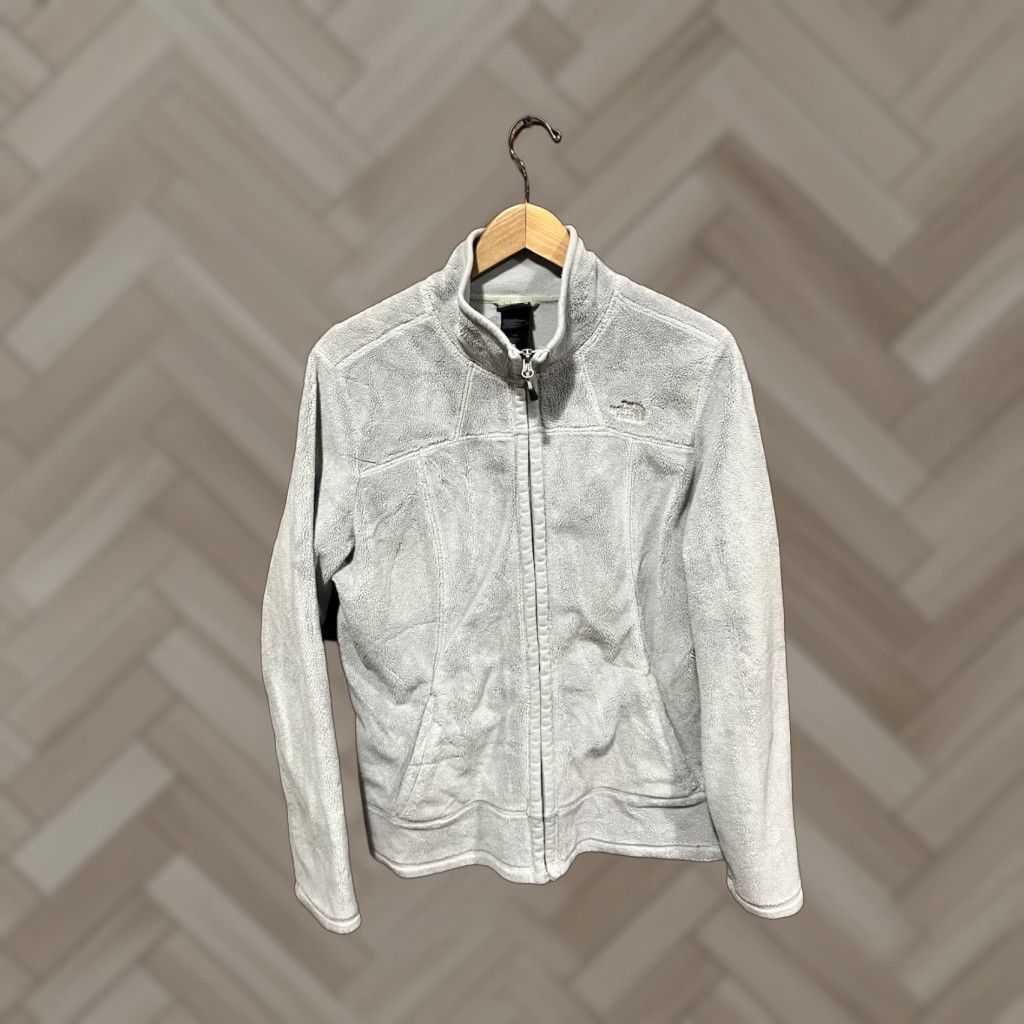 The North Face VINTAGE The North Face Womens Gray Full Zip Fleece Jacket Mock Neck Size XL Size XL / US 12-14 / IT 48-50 - 1 Thumbnail
