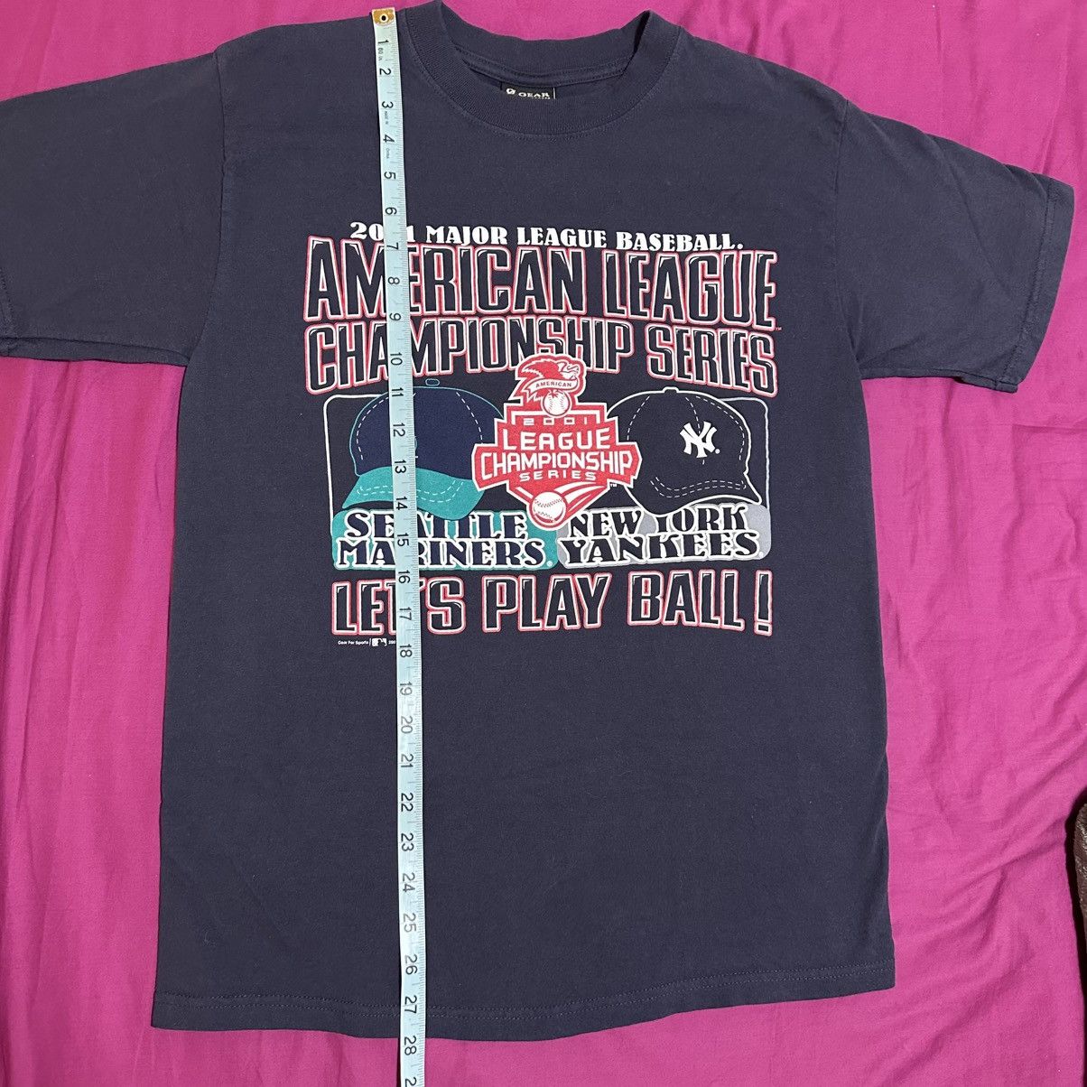 Vintage Vintage Seattle Mariners Shirt 2001 Championship Vs Yankees Size US M / EU 48-50 / 2 - 4 Thumbnail