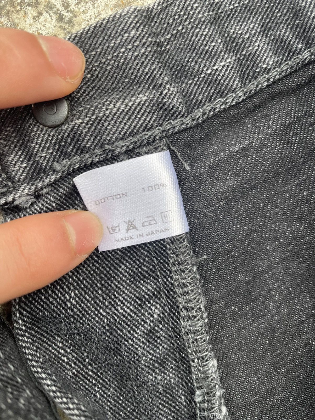 Number (N)ine SS04 "Dream Baby Dream" Double Pocket Pain Patch Denim Size US 34 / EU 50 - 8 Thumbnail
