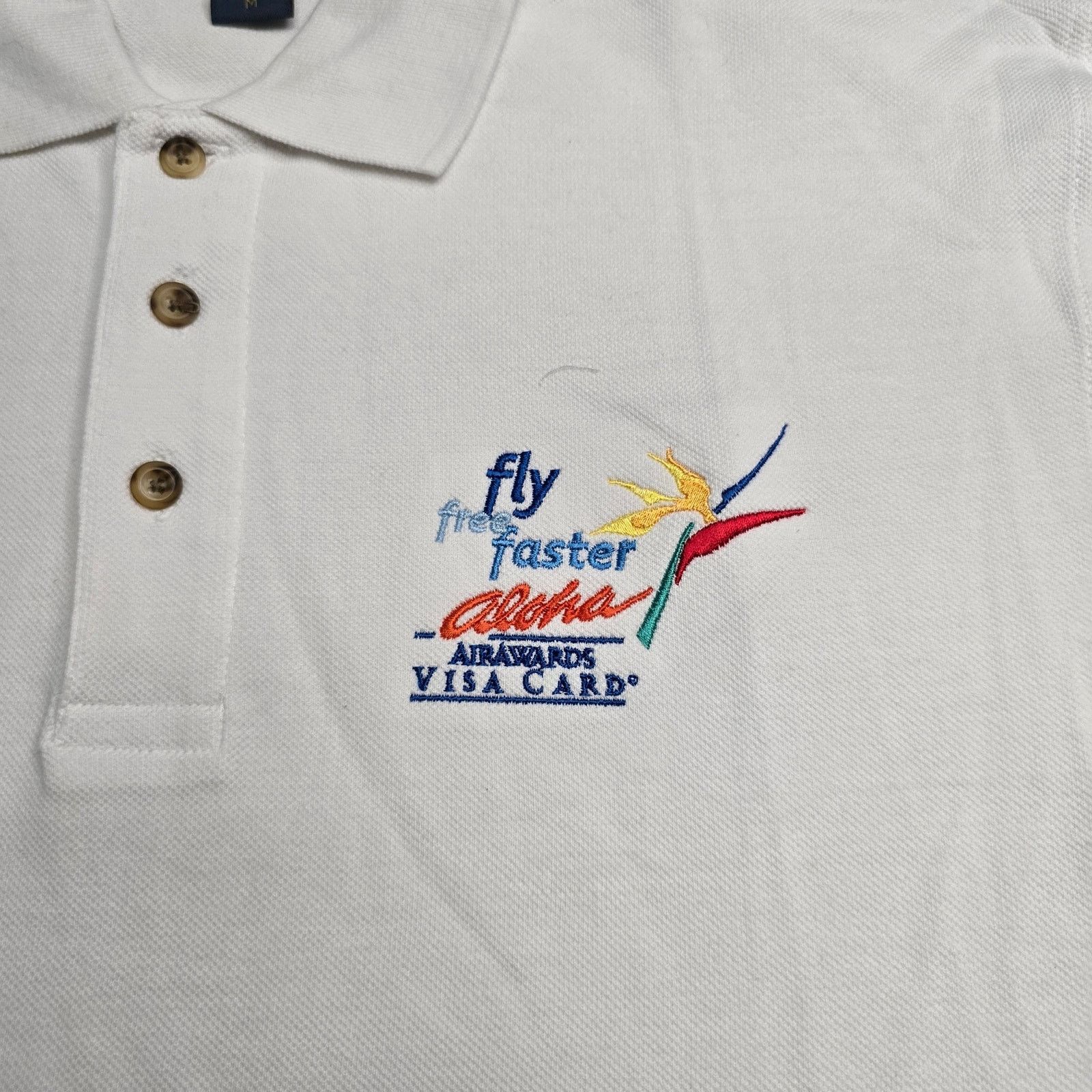 Vintage Vintage Aloha Airlines Polo Visa Card Credit Card M Shirt Size US M / EU 48-50 / 2 - 4 Thumbnail