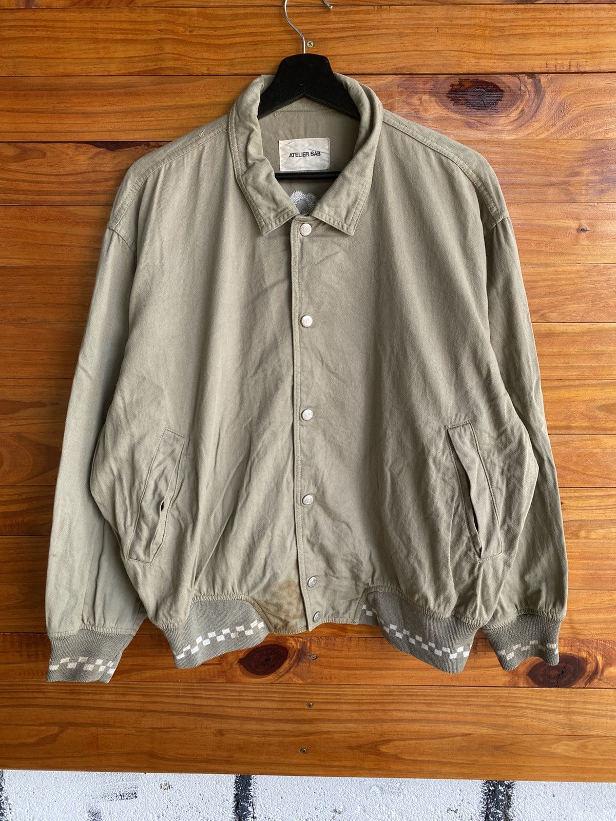 Japanese Brand Vintage Atelier SAB “Printemps et Été” Paris France Jacket Size US L / EU 52-54 / 3 - 3 Thumbnail