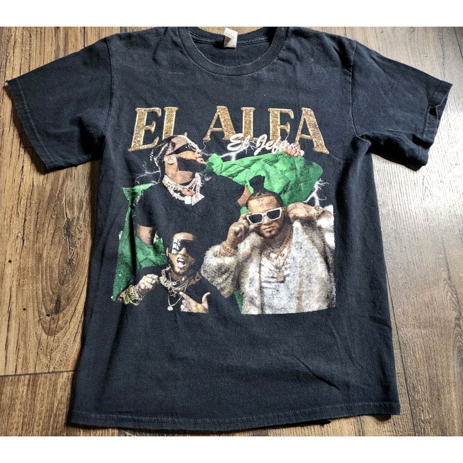Gildan Adult S El Alfa El Jefe Dominican Rapper Tour 2023 T Shirt Double Sided Size US S / EU 44-46 / 1 - 8 Thumbnail