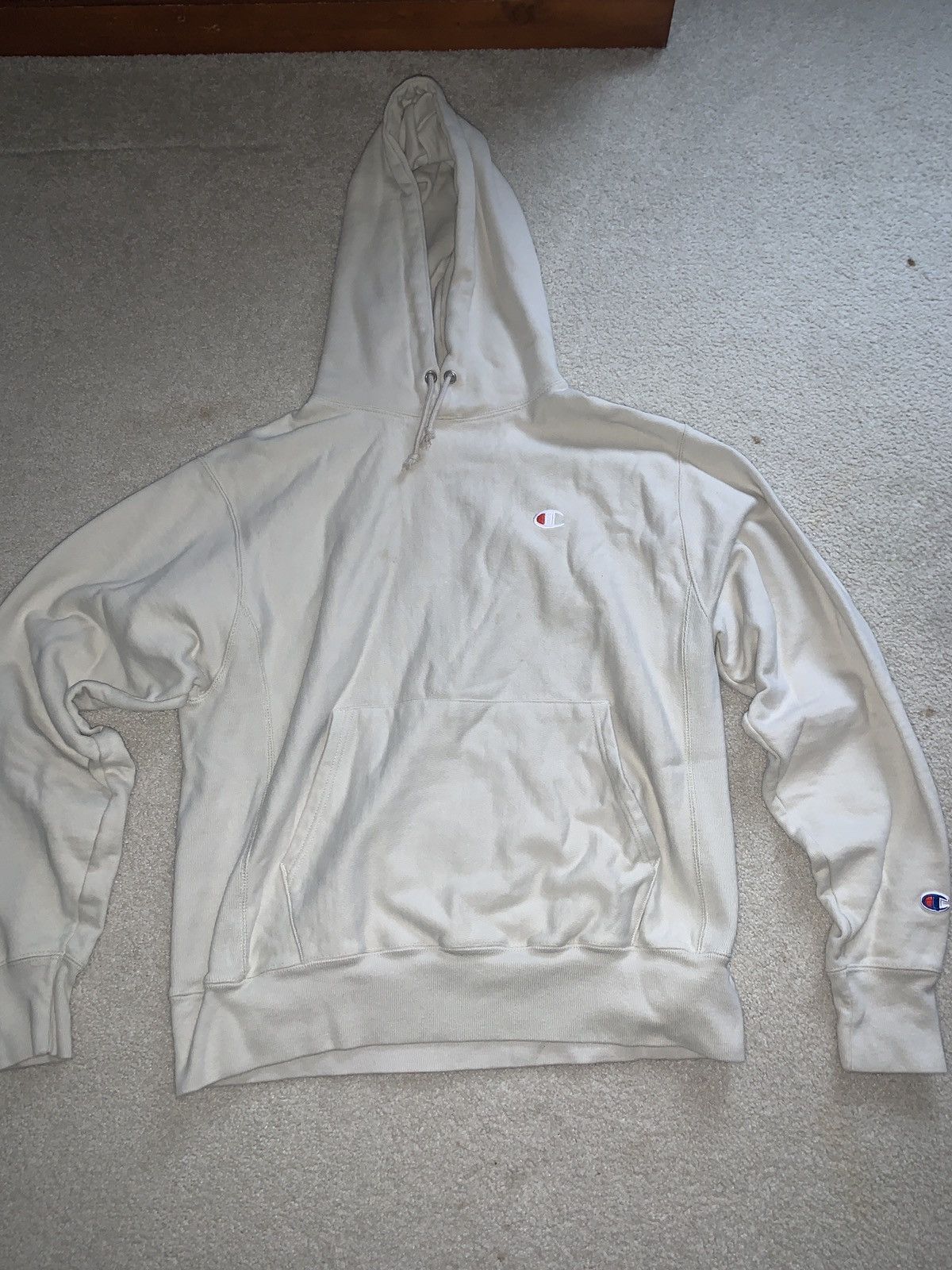 Champion Beige Champion Hoodie Size US M / EU 48-50 / 2 - 3 Thumbnail
