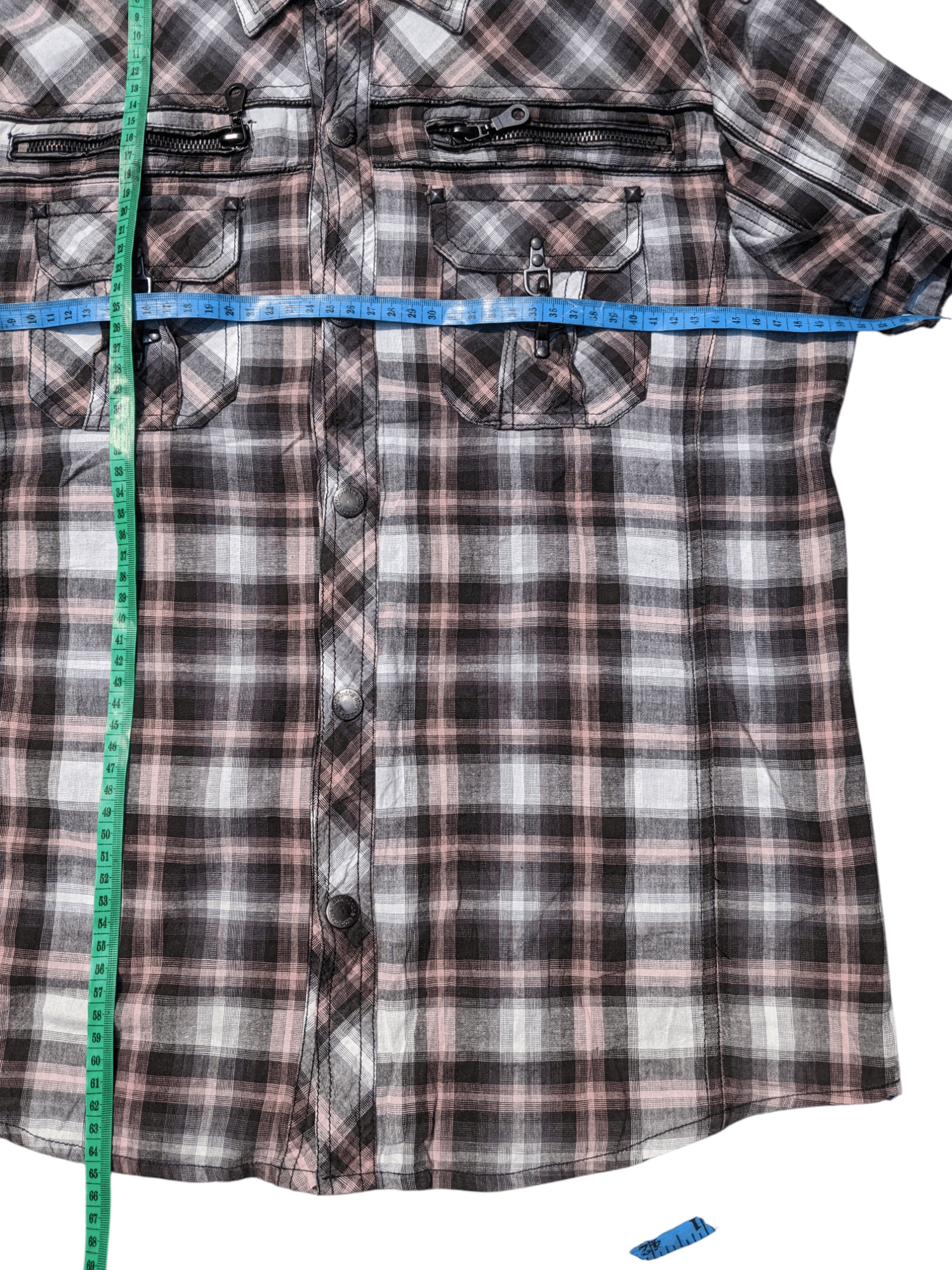 In The Attic Japanese Brand In The Attic Plaid Fireman Clasp Shirt Size US L / EU 52-54 / 3 - 6 Thumbnail
