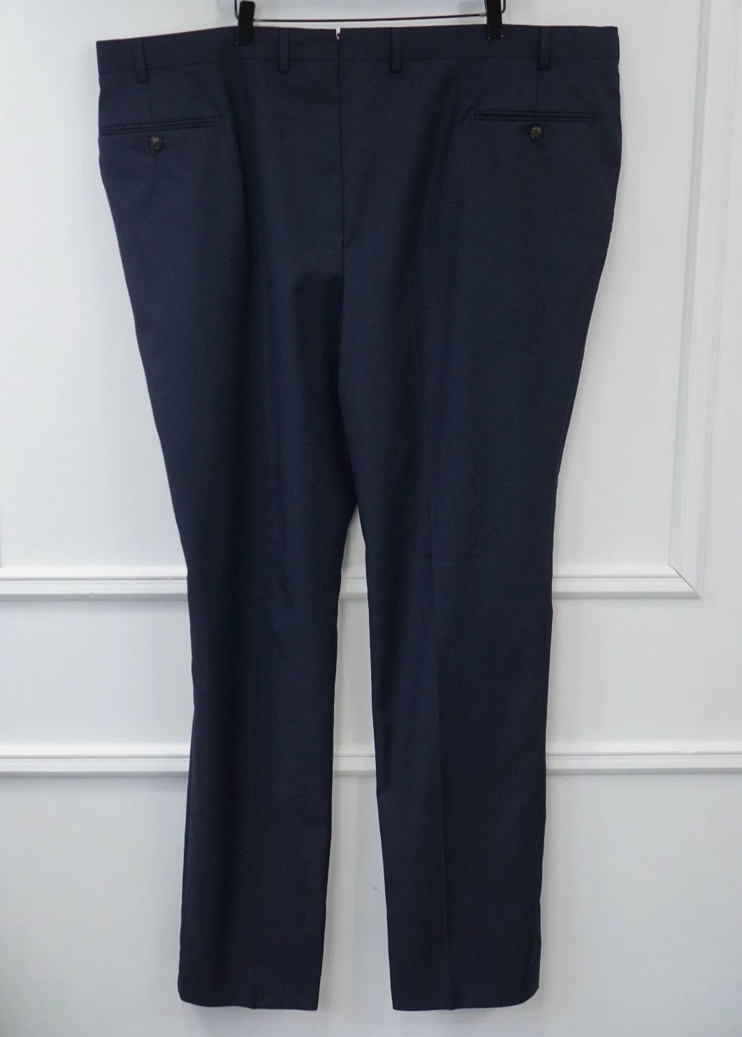 Suitsupply Men Suitsupply Pants Navy Blue Wool Size UK/US52 Size 52R - 2 Thumbnail