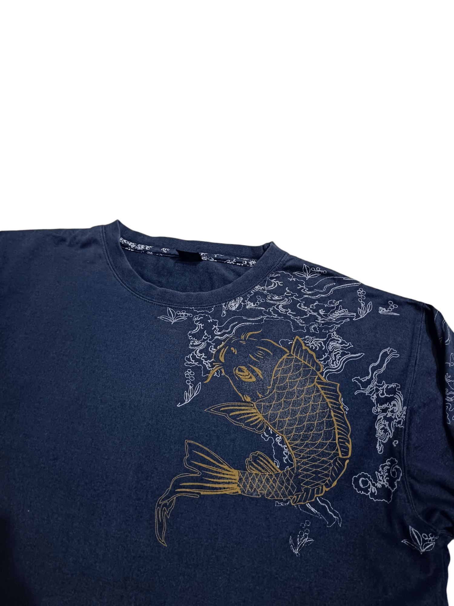 Japanese Brand Vintage Long Sleeve T Shirt Art Koi Fish Sukajan Size US XXL / EU 58 / 5 - 3 Thumbnail