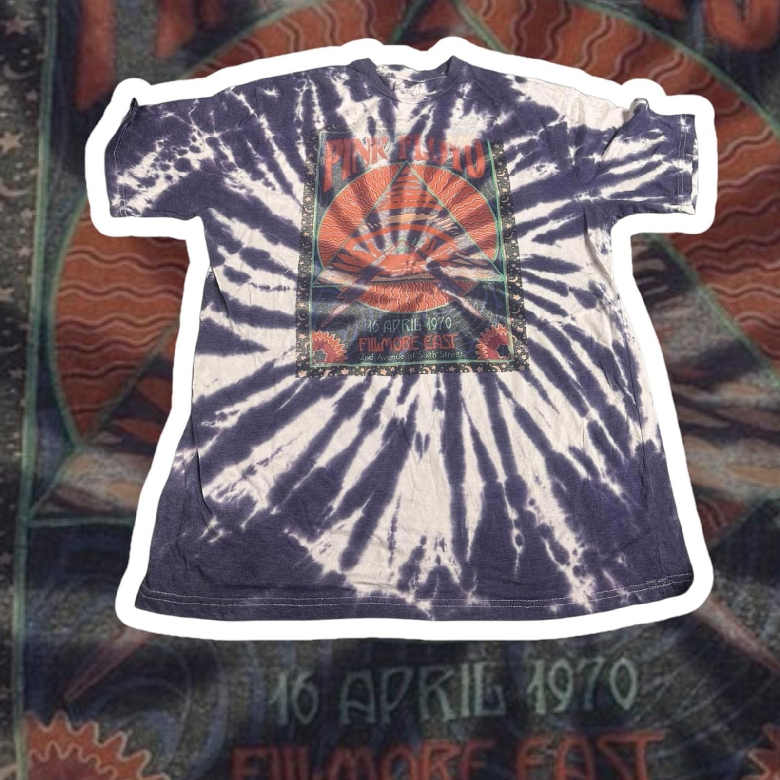 Pink Floyd Pink Floyd Tie-Dye T-Shirt - 1970 Fillmore East Design Size US XXL / EU 58 / 5 - 1 Thumbnail
