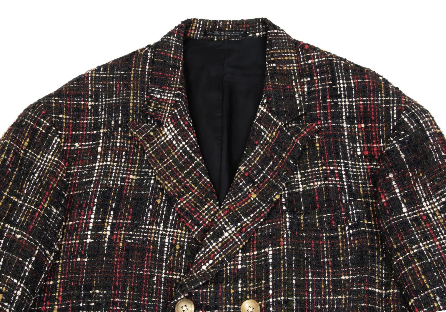Yohji Yamamoto Yohji Yamamoto Silk Linen T Jacket Multi S Size US S / EU 44-46 / 1 - 2 Thumbnail