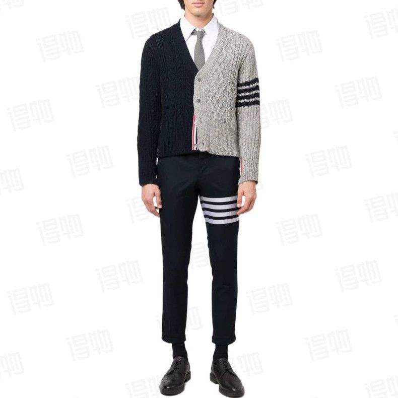 Thom Browne Thom Browne Yin-Yang patchwork sweater Size US L / EU 52-54 / 3 - 7 Thumbnail