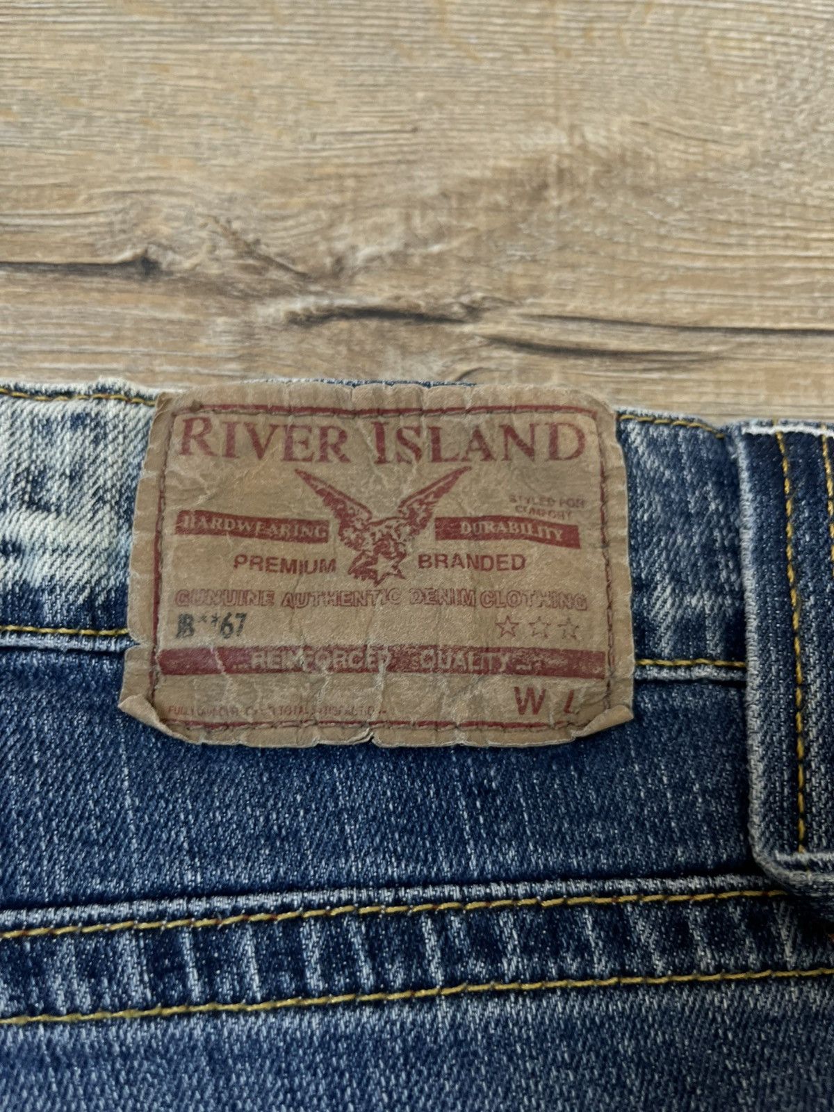 Hysteric Glamour CRAZY VINTAGE FADE STYLE JEANS IF SIX WAS NINE STYLE LGB Y2K Size US 32 / EU 48 - 4 Thumbnail