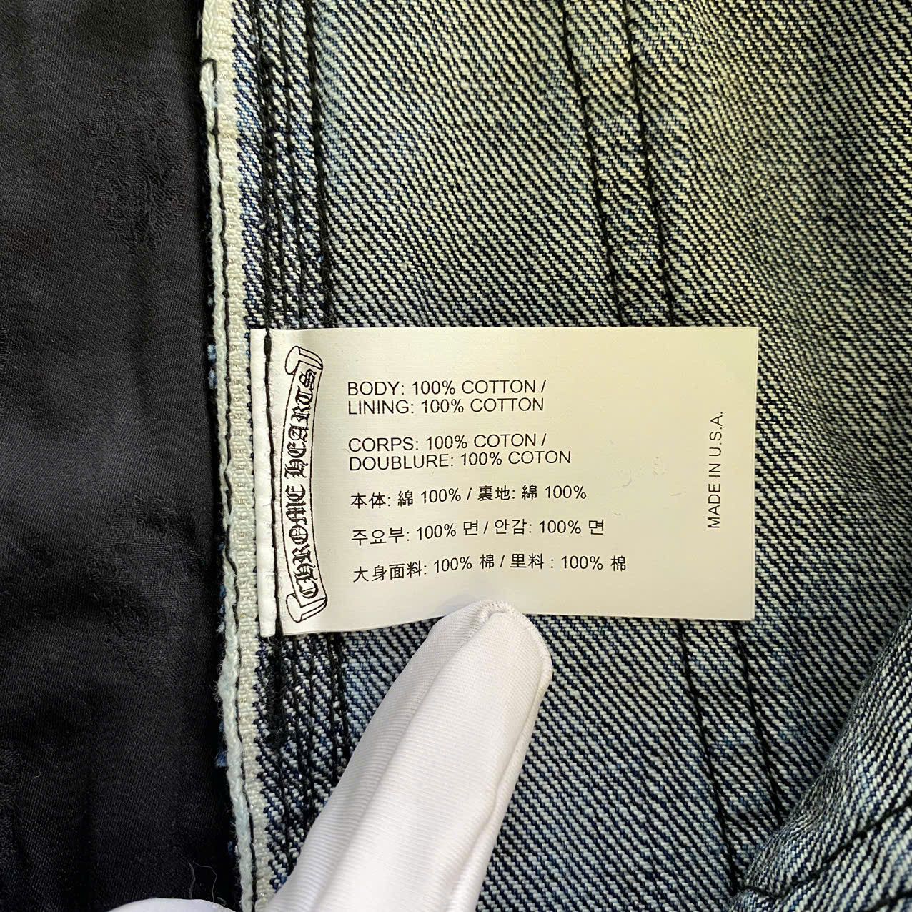 Chrome Hearts CHROME HEARTS Carpenter Indigo Shorts Denim Size US 34 / EU 50 - 12 Thumbnail