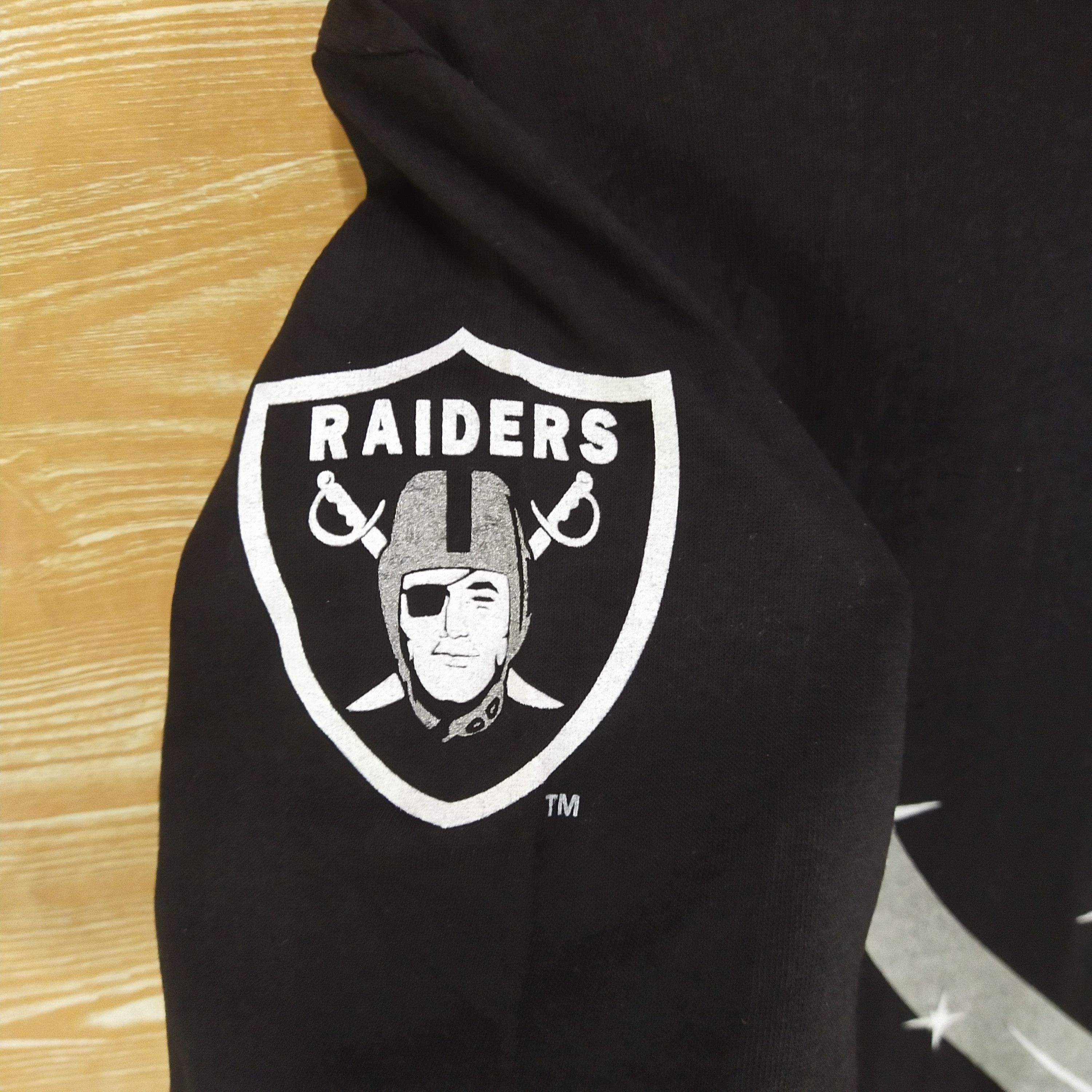 NFL Deadstock Raiders 1994 Fullprint Big Logo Shirt Size US M / EU 48-50 / 2 - 5 Thumbnail