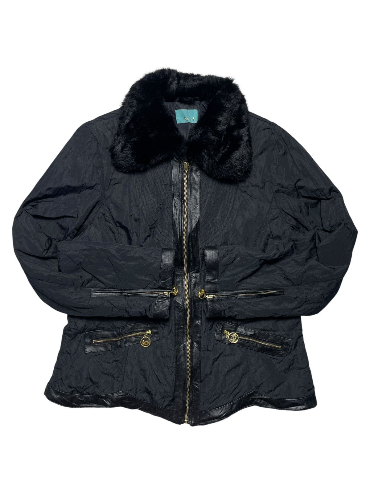 If Six Was Nine 2000’s Re.C - Vkei Style Fur Collar Jacket Size US M / EU 48-50 / 2 - 4 Thumbnail