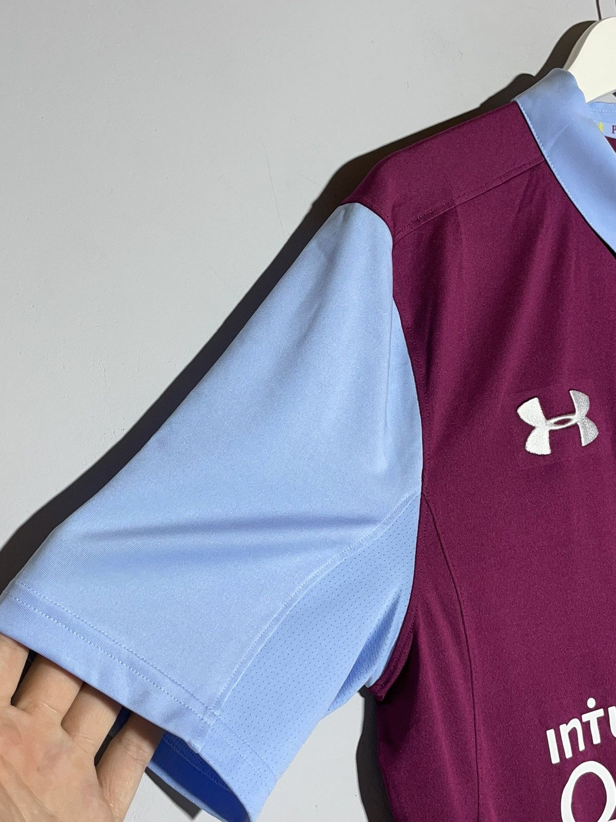 Under Armour NWT Aston Villa Under Armour 2016/17 Home Y2k Football Shirt Size US M / EU 48-50 / 2 - 4 Thumbnail