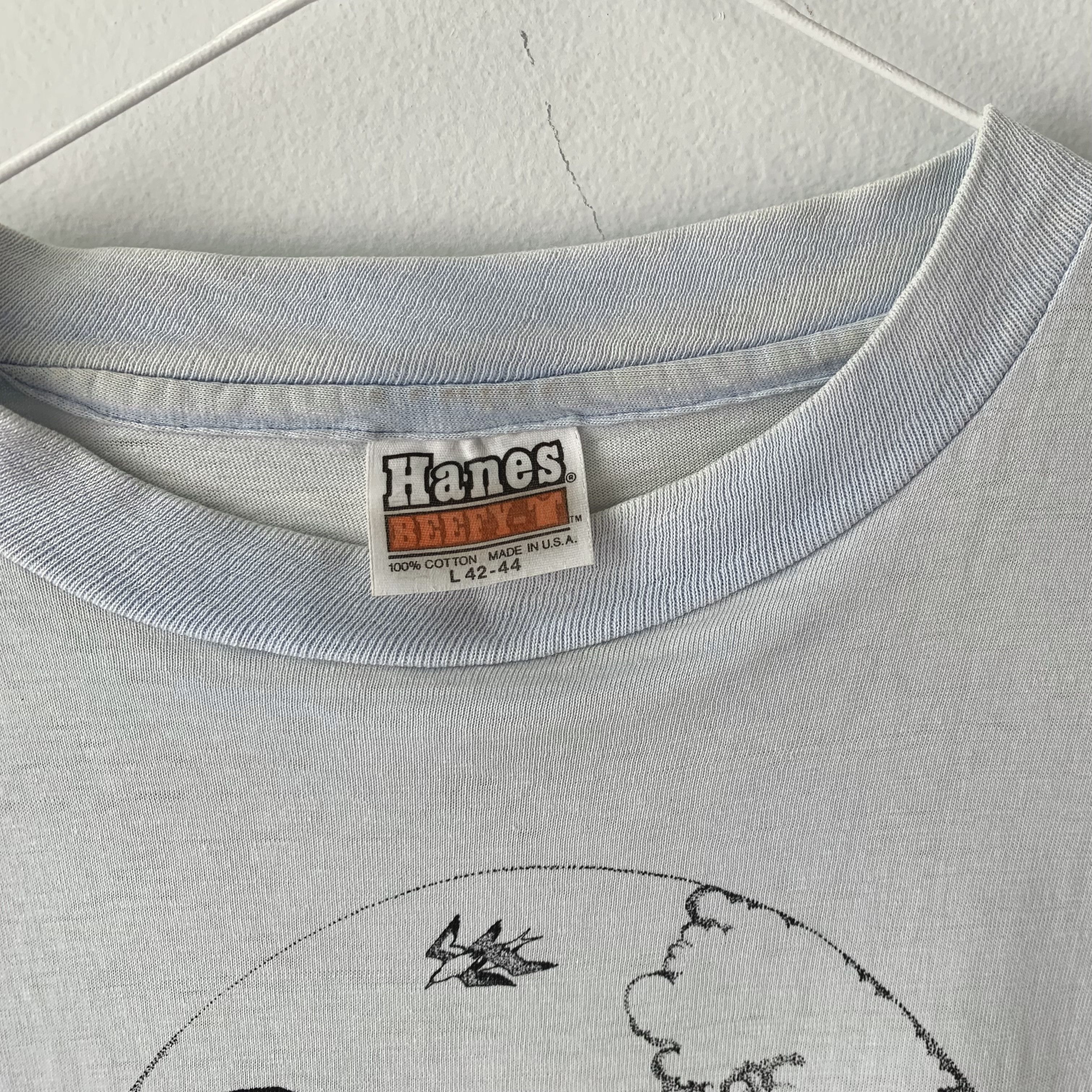 Hanes vintage sunfaded puffin t-shirt Size US L / EU 52-54 / 3 - 5 Thumbnail