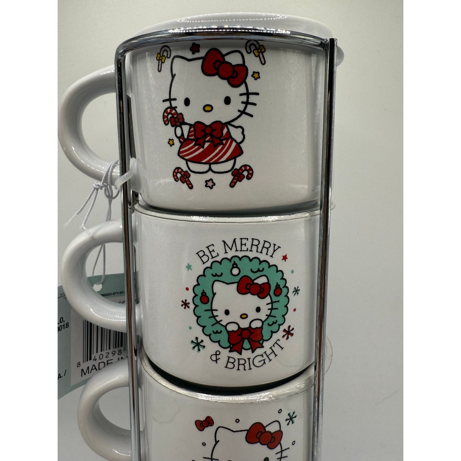 Other NEW Hello Kitty Holiday Ceramic Mug Tower Cups Size ONE SIZE - 2 Thumbnail