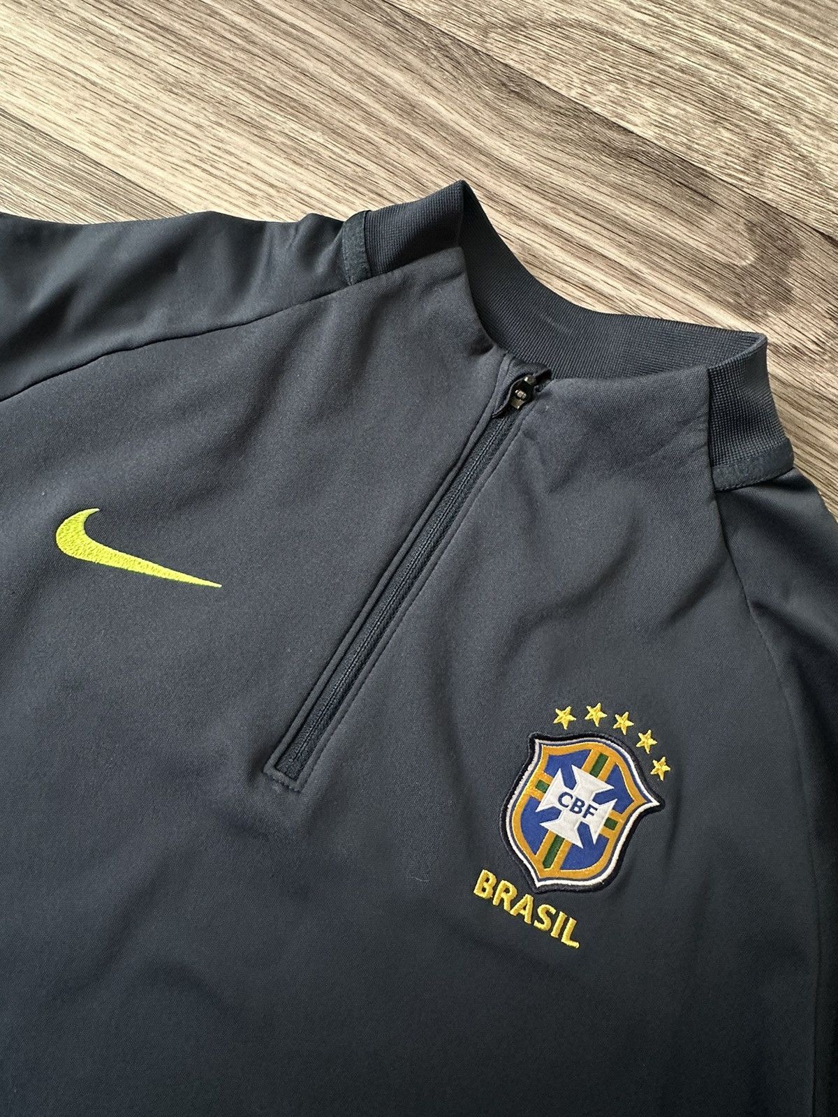 Nike Nike Brazil 2018-2019 Training Footbal Sweatshirt hype bloke Size US S / EU 44-46 / 1 - 4 Thumbnail