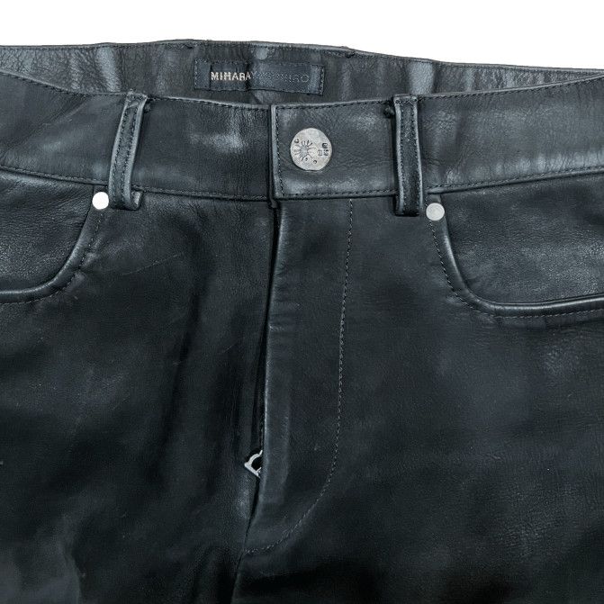 Maison MIHARA YASUHIRO Miharayasuhiro Cowhide Leather Pants Size US 30 / EU 46 - 6 Thumbnail