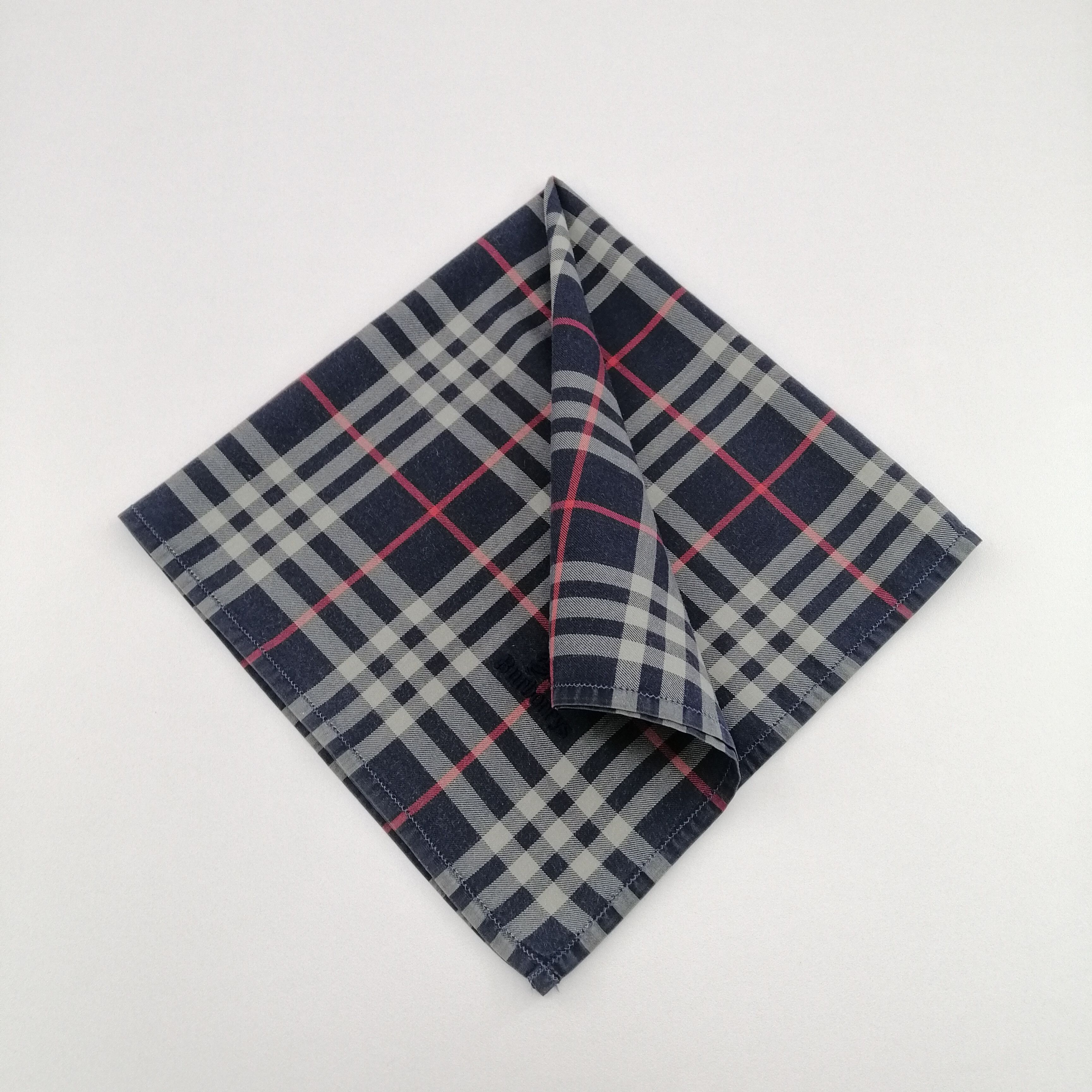 Burberry × Vintage Burberry Handkerchief/Neckerchief/Bandana-KD3023 Size ONE SIZE - 1 Thumbnail