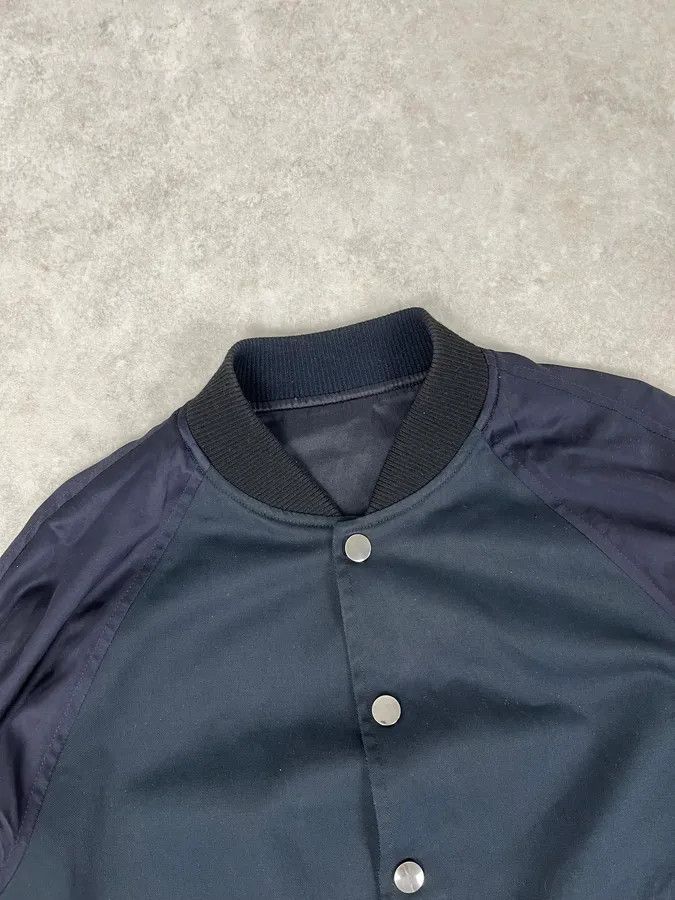 Dries Van Noten Dries Van Noten Beige & Navy Reversible Bomber Jacket Size US M / EU 48-50 / 2 - 11 Thumbnail