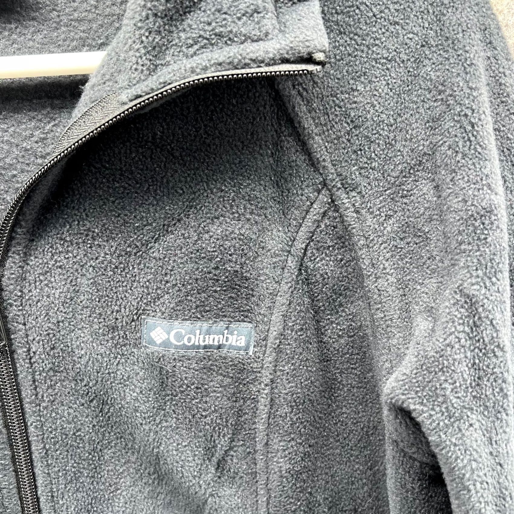 Vintage VINTAGE Columbia Sweater Women Medium Black Full Zip Jacket Benton Springs Winter Regular Fit Full Zip Size M / US 6-8 / IT 42-44 - 7 Thumbnail