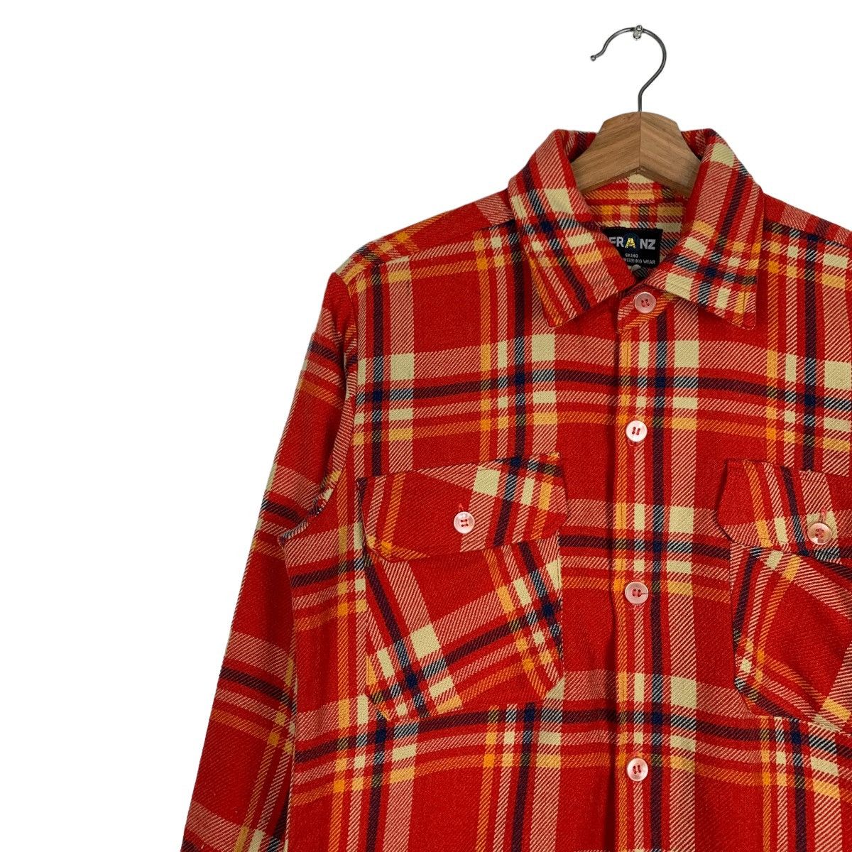 Flannel FRANZ Sking Mountaineering Wear Tartan Flannel #0308-C14 Size US M / EU 48-50 / 2 - 7 Thumbnail